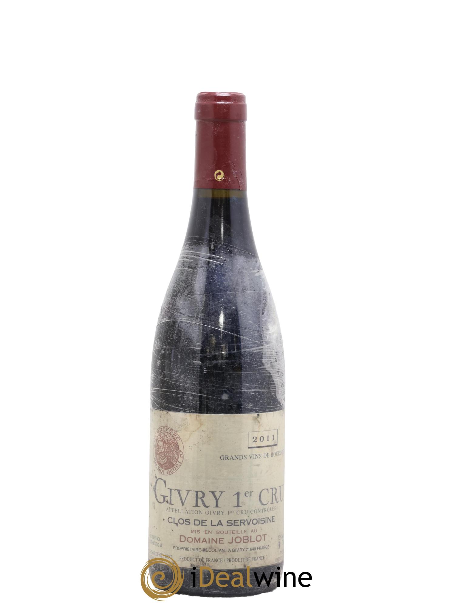 Givry 1er Cru Servoisine Joblot (Domaine) 2011 - Lot de 1 bouteille - 0