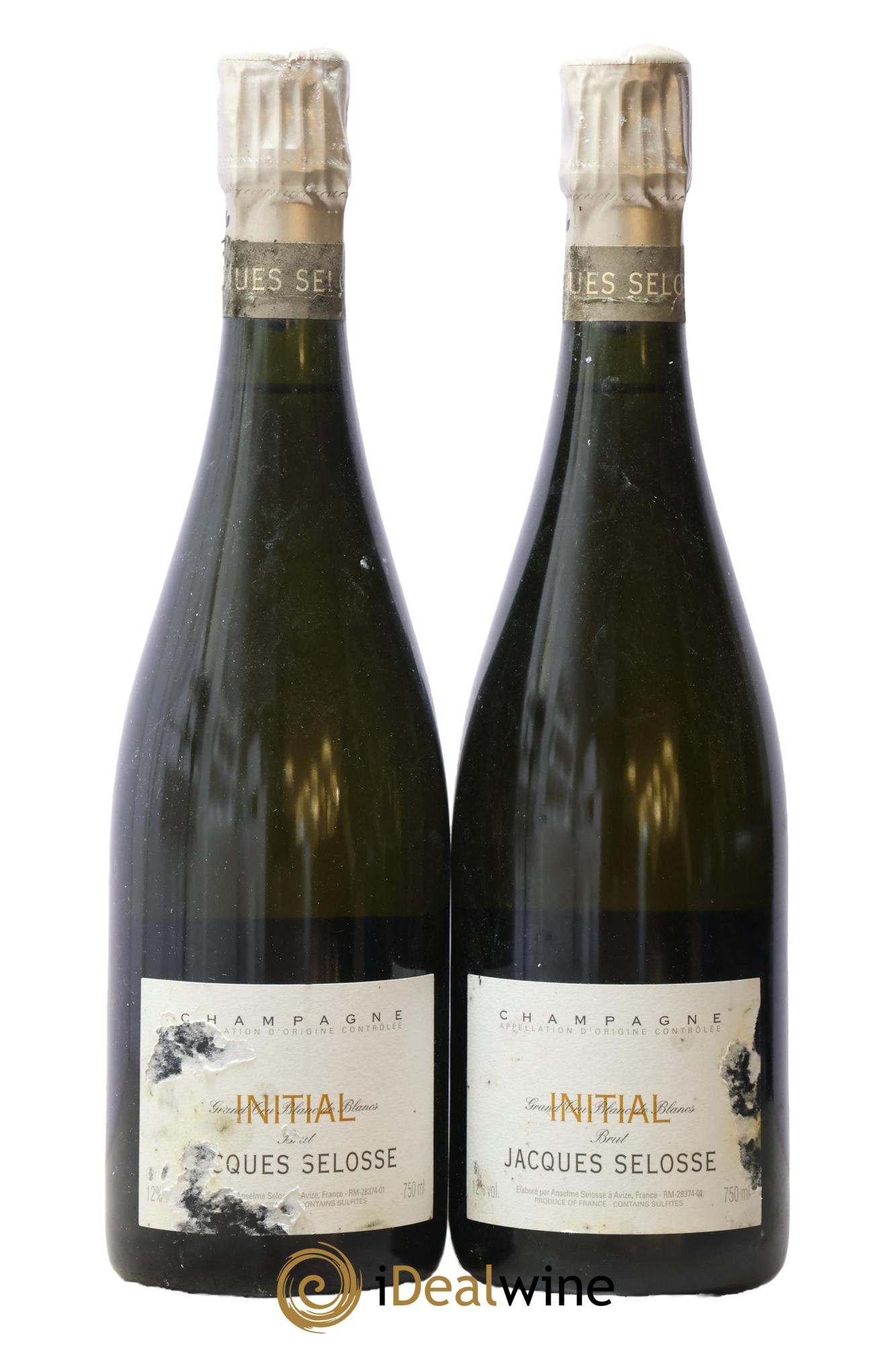 Initial Brut Jacques Selosse - Lot de 2 bouteilles - 0