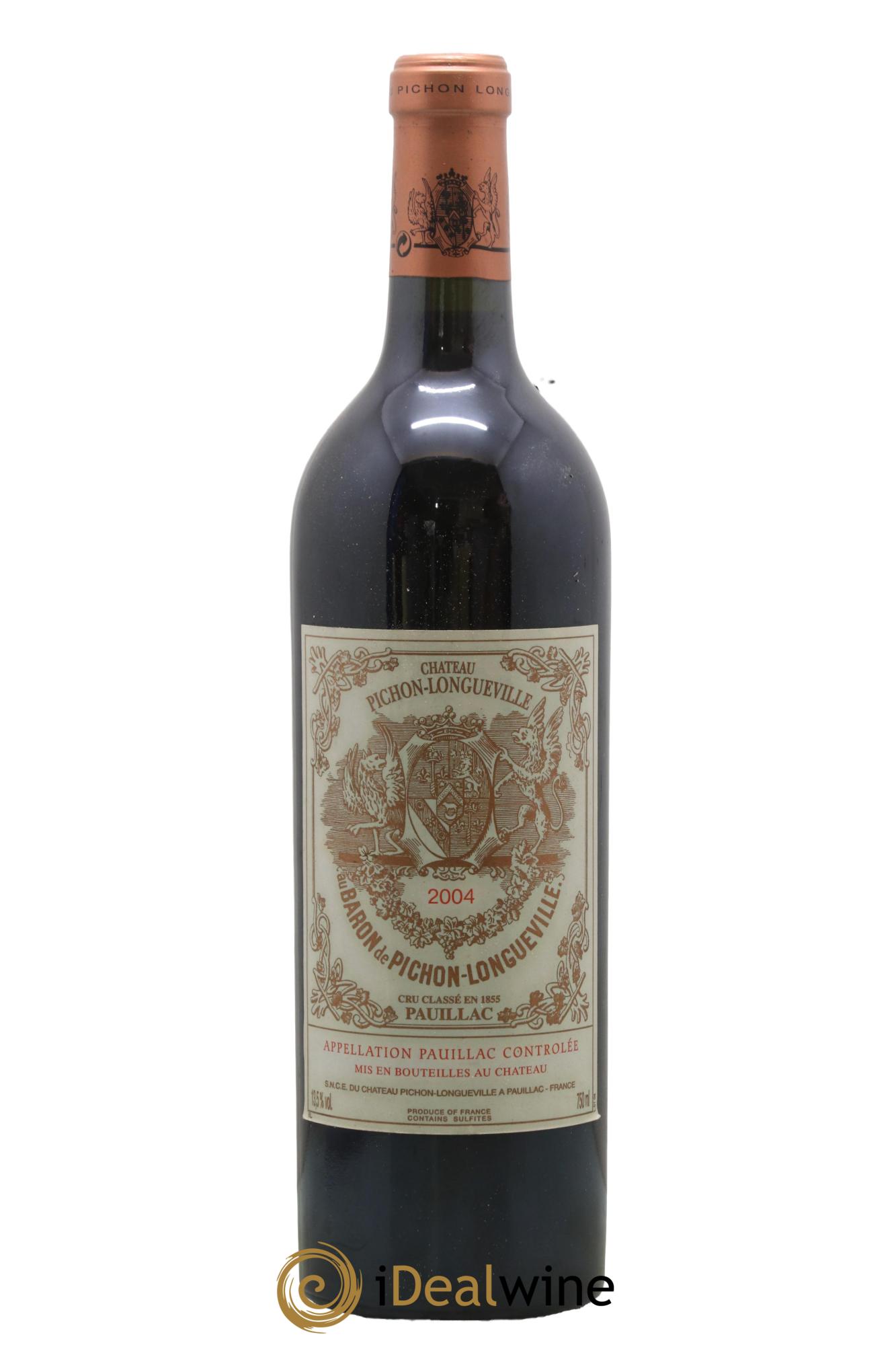 Pichon Longueville Baron 2ème Grand Cru Classé 2004 - Lot of 1 bottle - 0