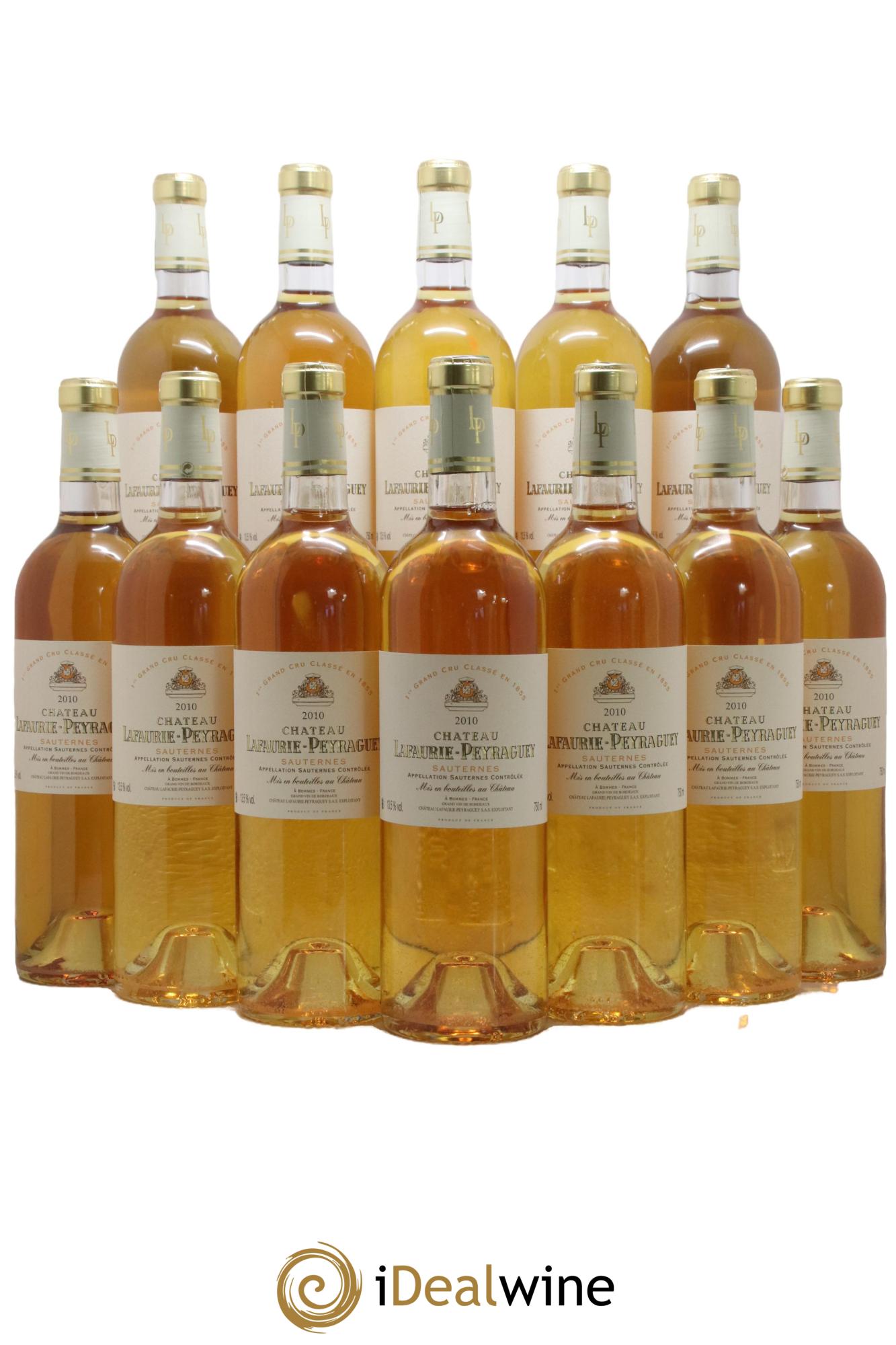 Château Lafaurie-Peyraguey 1er Grand Cru Classé 2010 - Lotto di 12 bottiglie - 0
