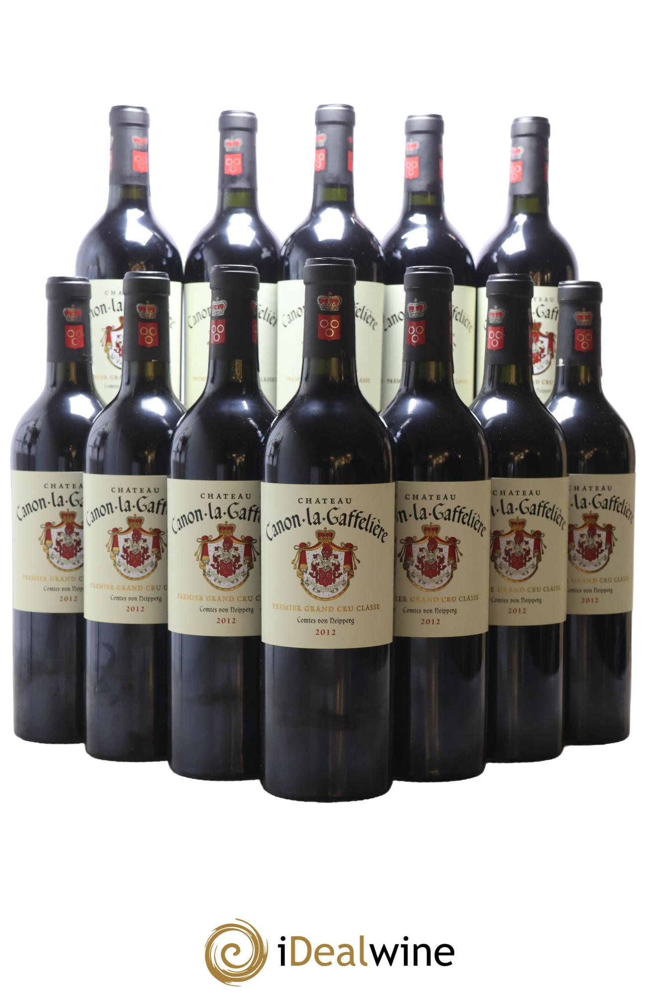 Château Canon la Gaffelière 1er Grand Cru Classé B 2012 - Lot of 12 bottles - 0