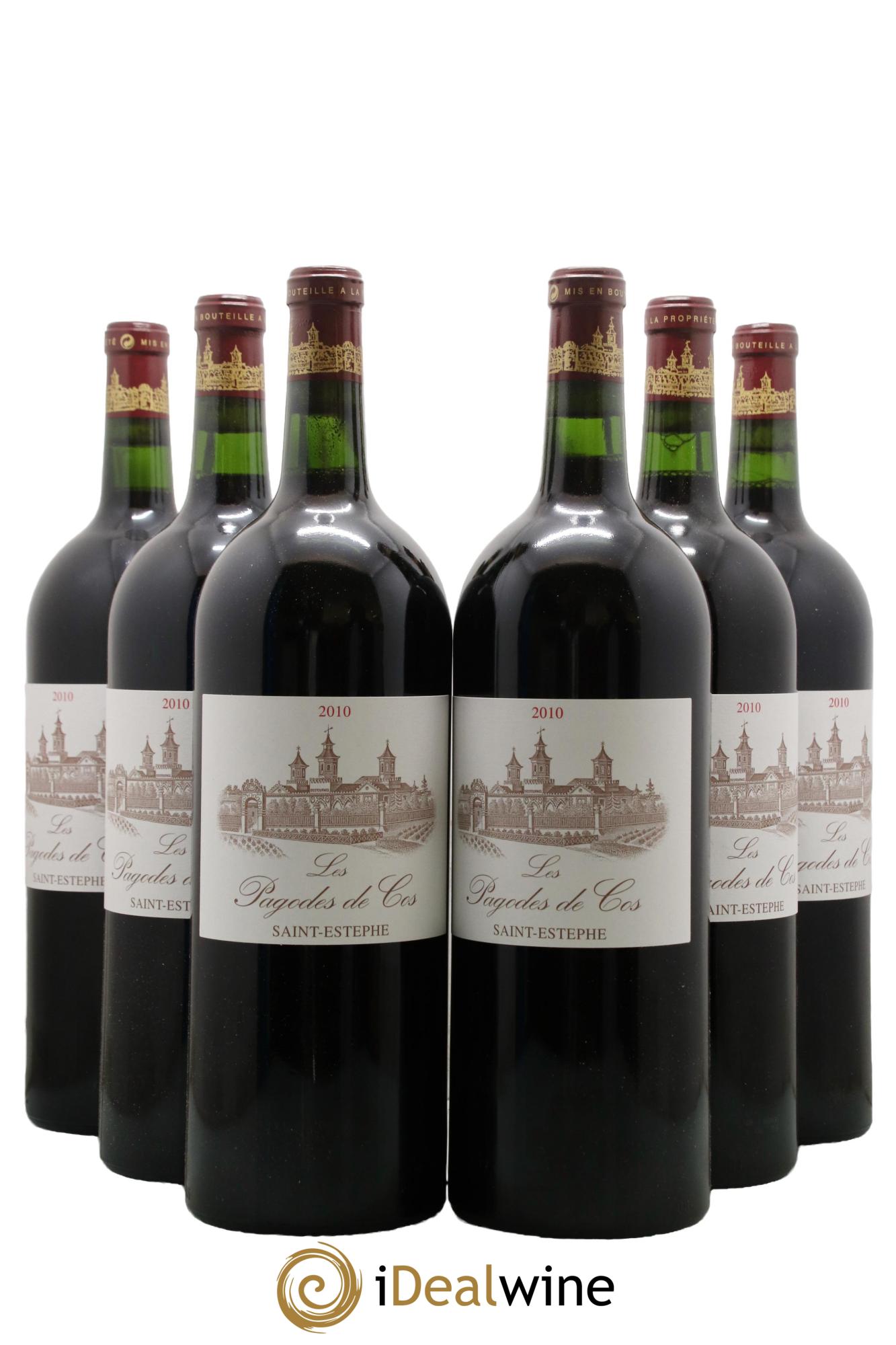 Les Pagodes de Cos Second Vin 2010 - Posten von 6 Magnum - 0