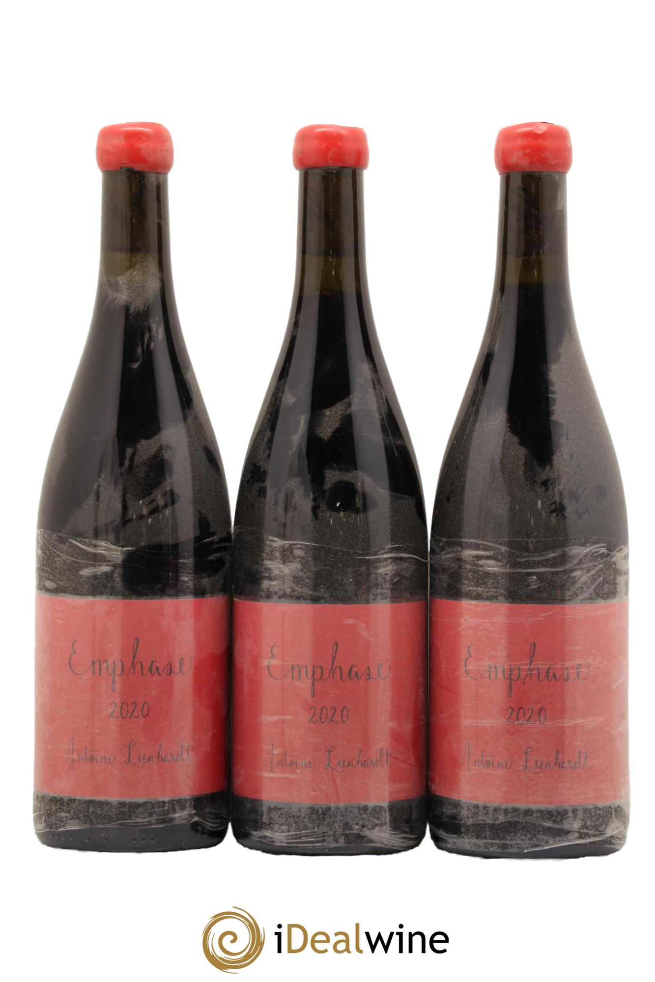 Côte de Nuits-Villages Emphase Antoine Lienhardt 2020 - Lot de 3 bouteilles - 0