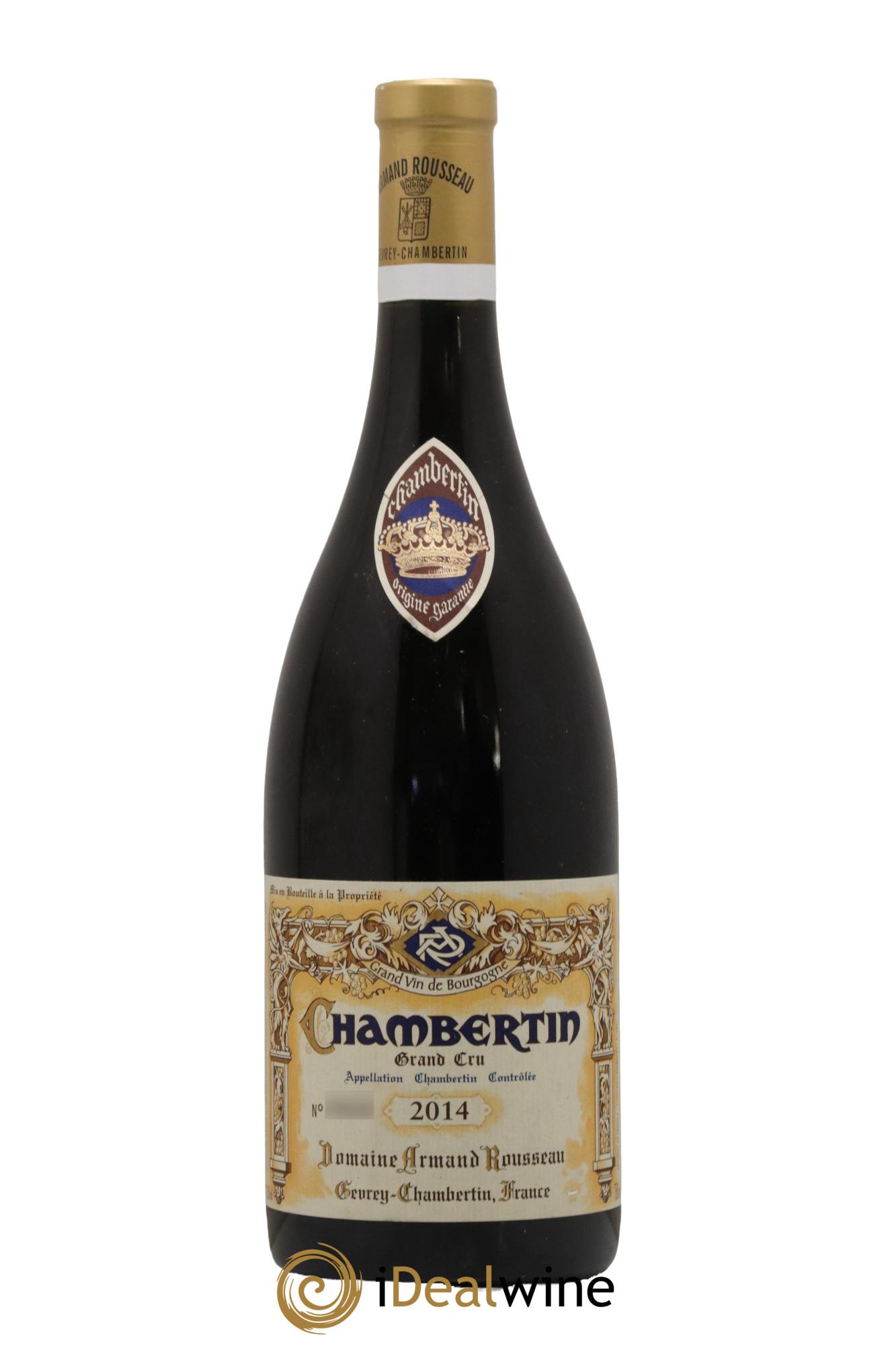 Chambertin Grand Cru Armand Rousseau (Domaine) 2014 - Lot of 1 bottle - 0