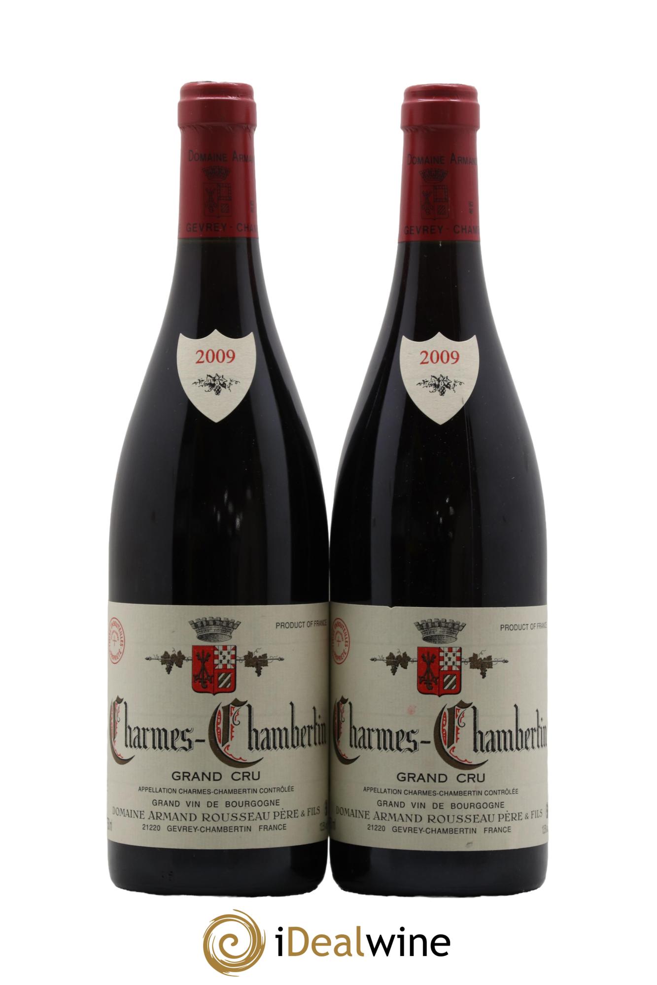 Charmes-Chambertin Grand Cru Armand Rousseau (Domaine) 2009 - Lot de 2 bouteilles - 0