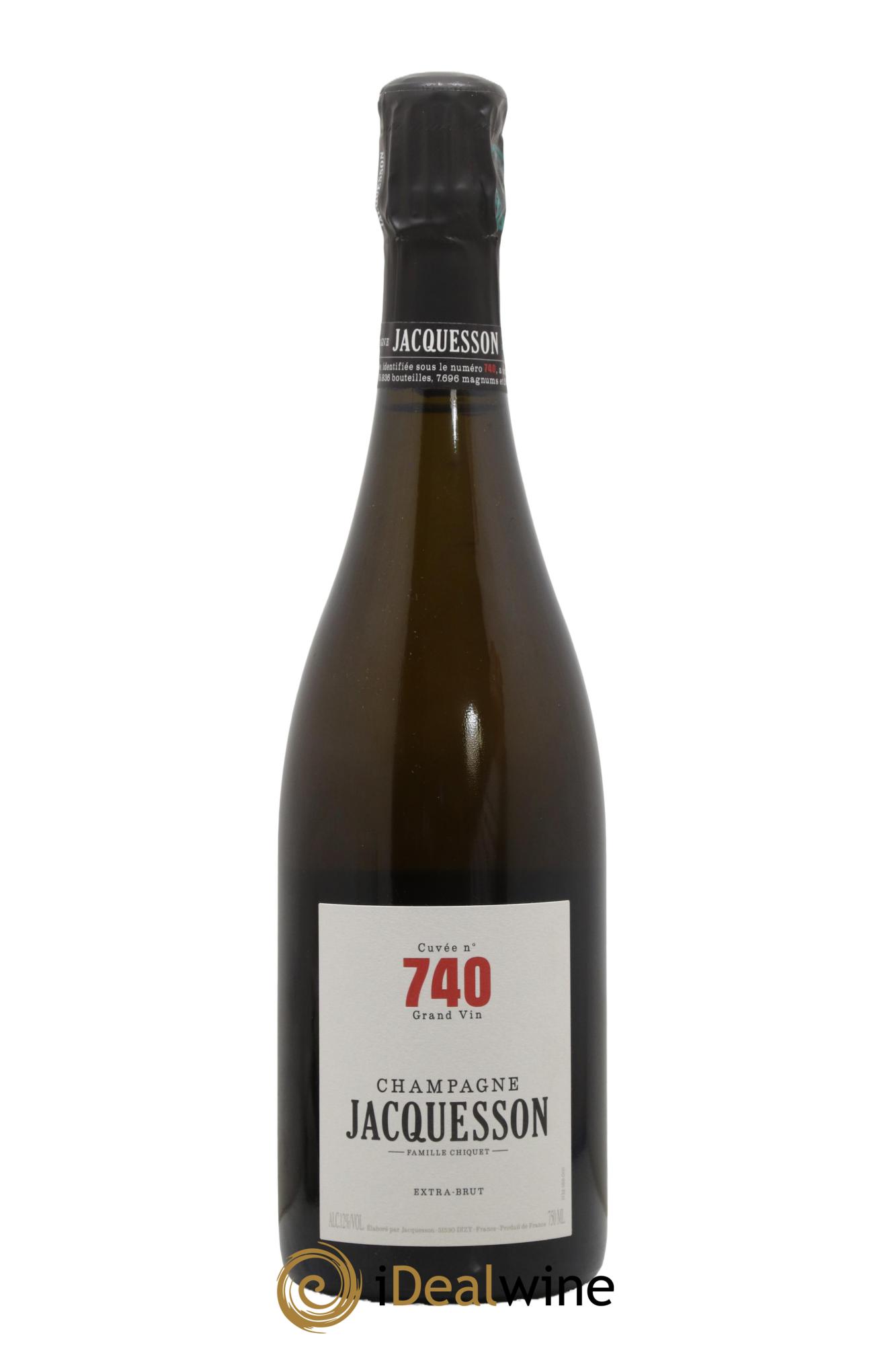 Cuvée 740 Extra-Brut Jacquesson - Lot de 1 bouteille - 0