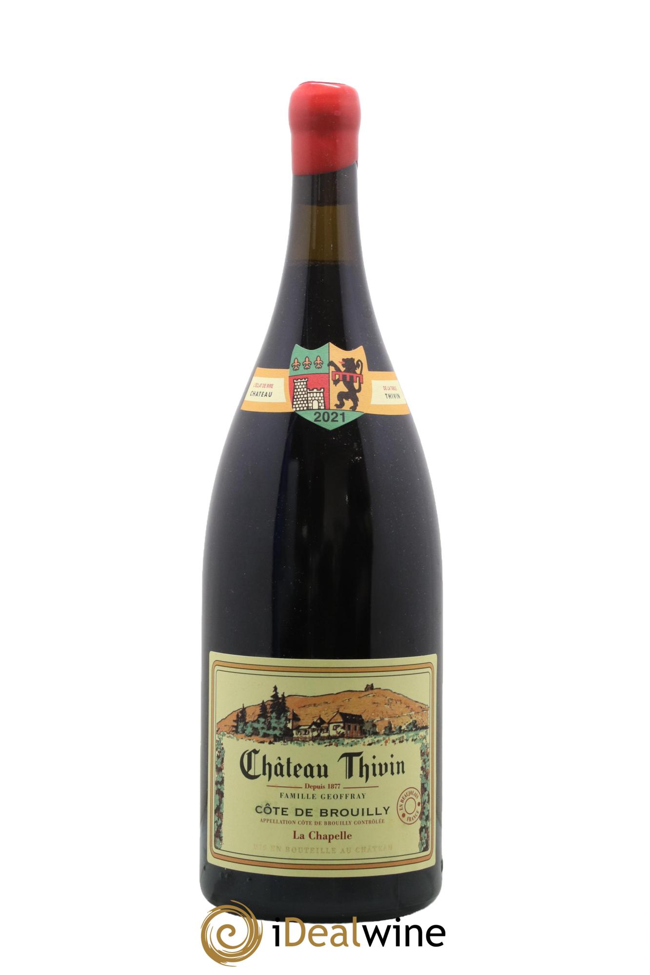 Côte de Brouilly Cuvée La Chapelle Château Thivin 2021 - Lot de 1 magnum - 0