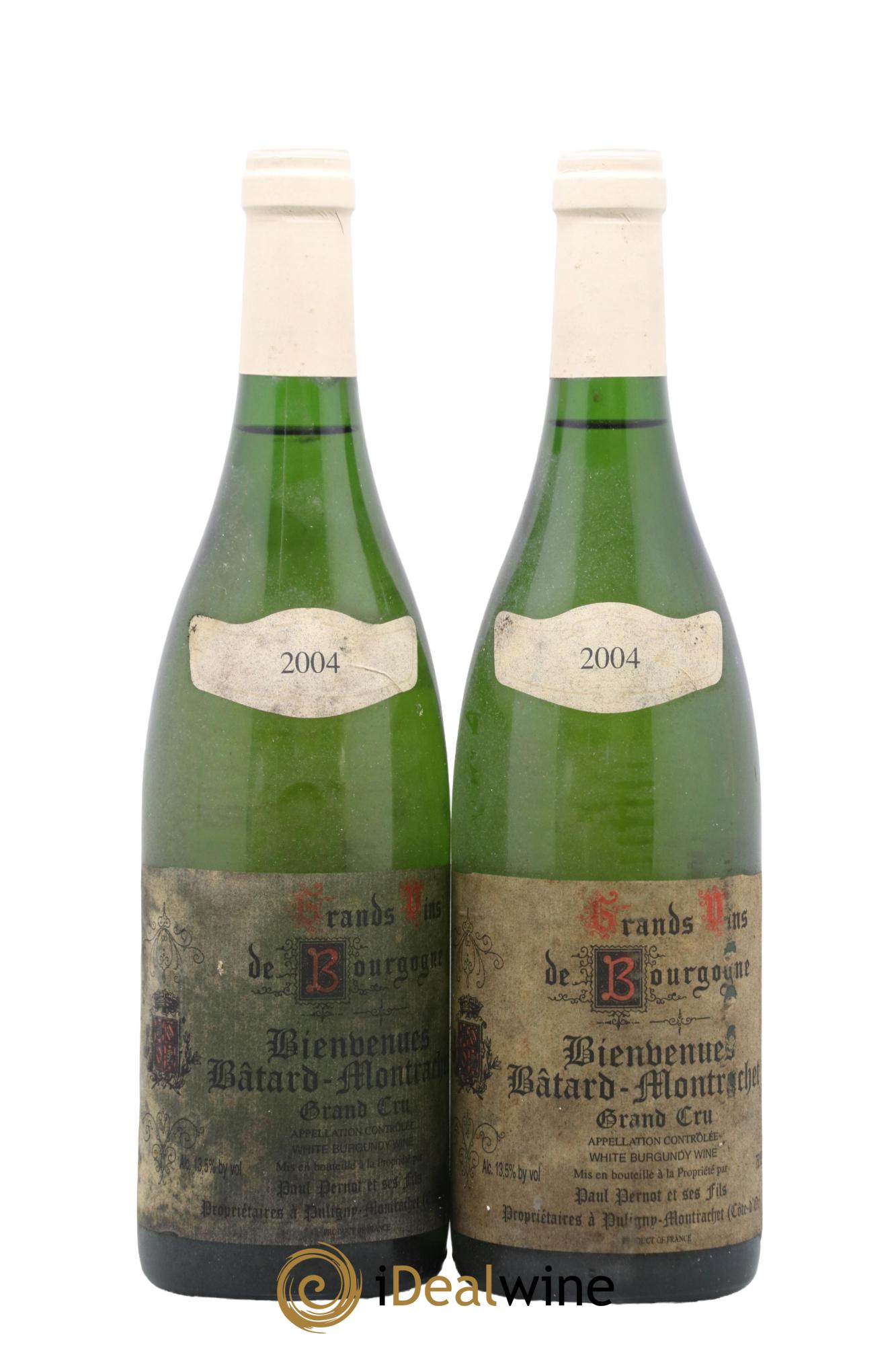 Bienvenues-Bâtard-Montrachet Grand Cru Paul Pernot 2004 - Lot de 2 bouteilles - 0