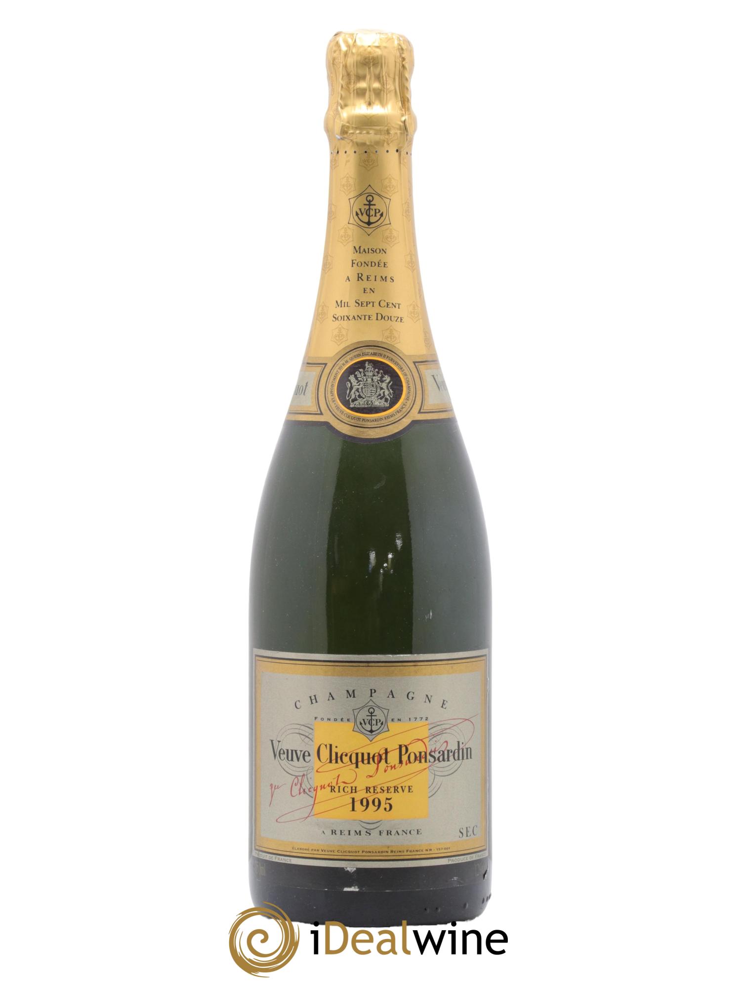 Champagne Veuve Clicquot Ponsardin Rich Reserve 1995 - Lot of 1 bottle - 0
