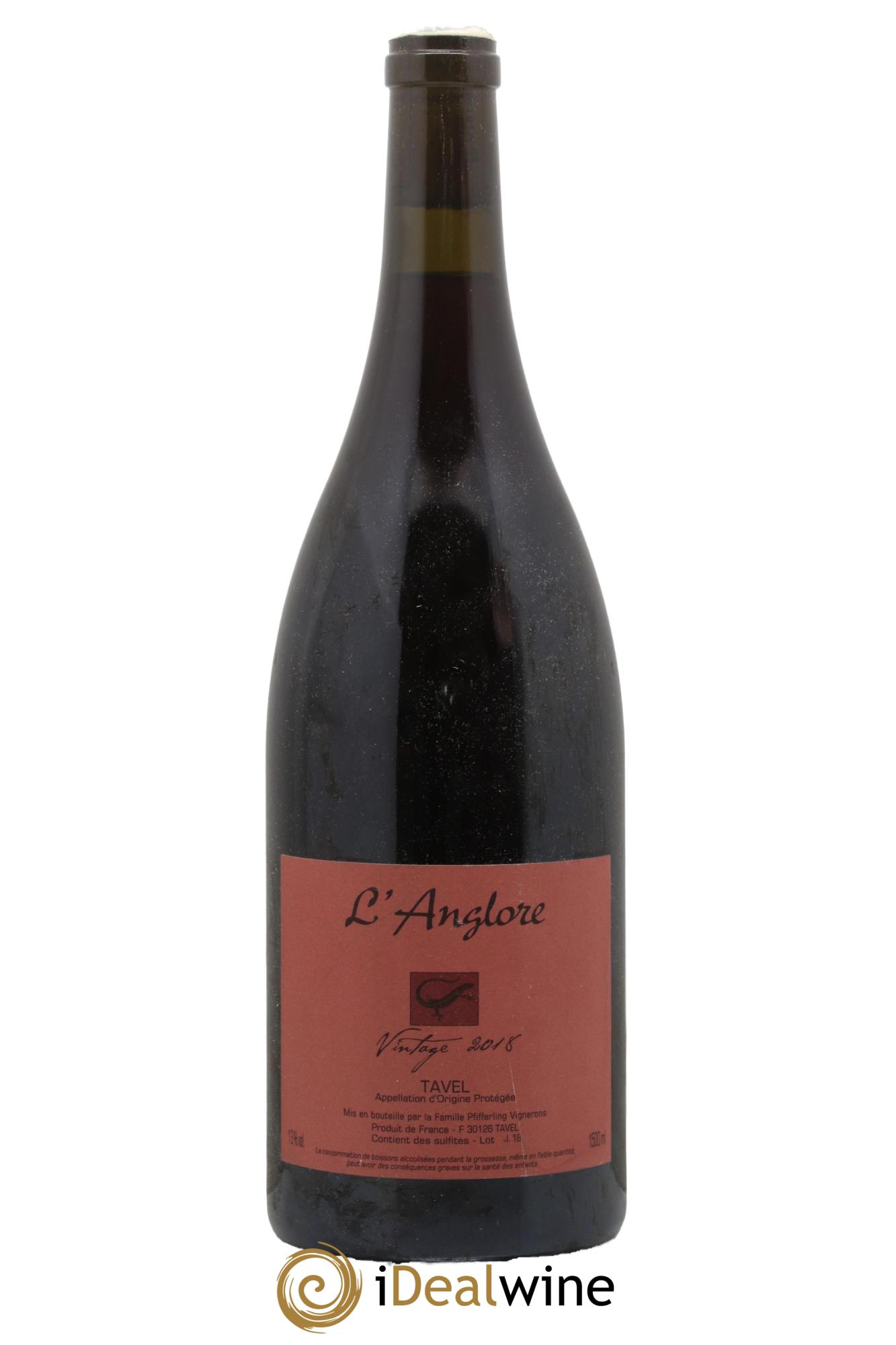 Tavel Vintage L'Anglore 2018 - Posten von 1 Magnum - 0