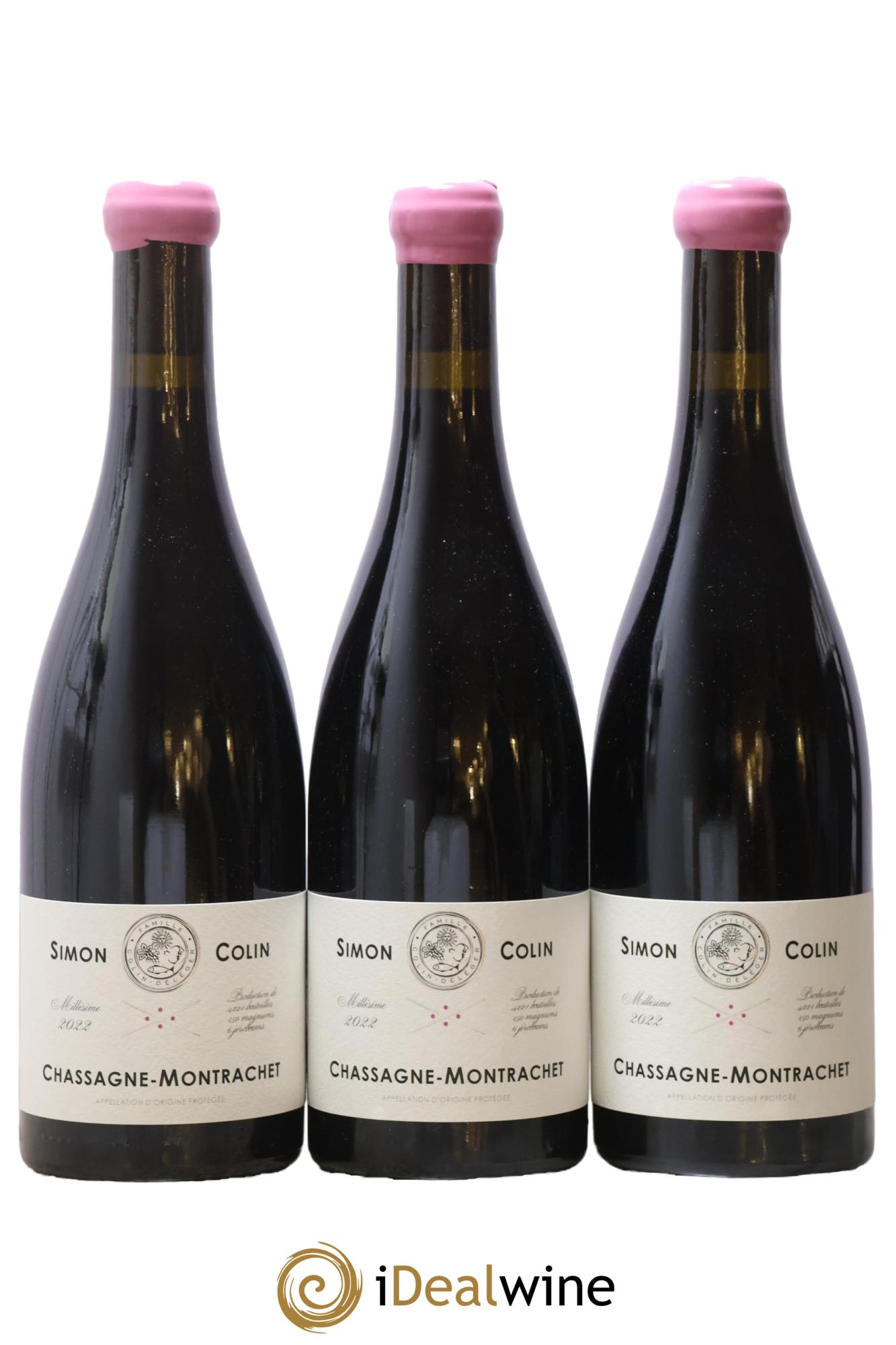 Chassagne-Montrachet Simon Colin 2022 - Posten von 3 Flaschen - 0