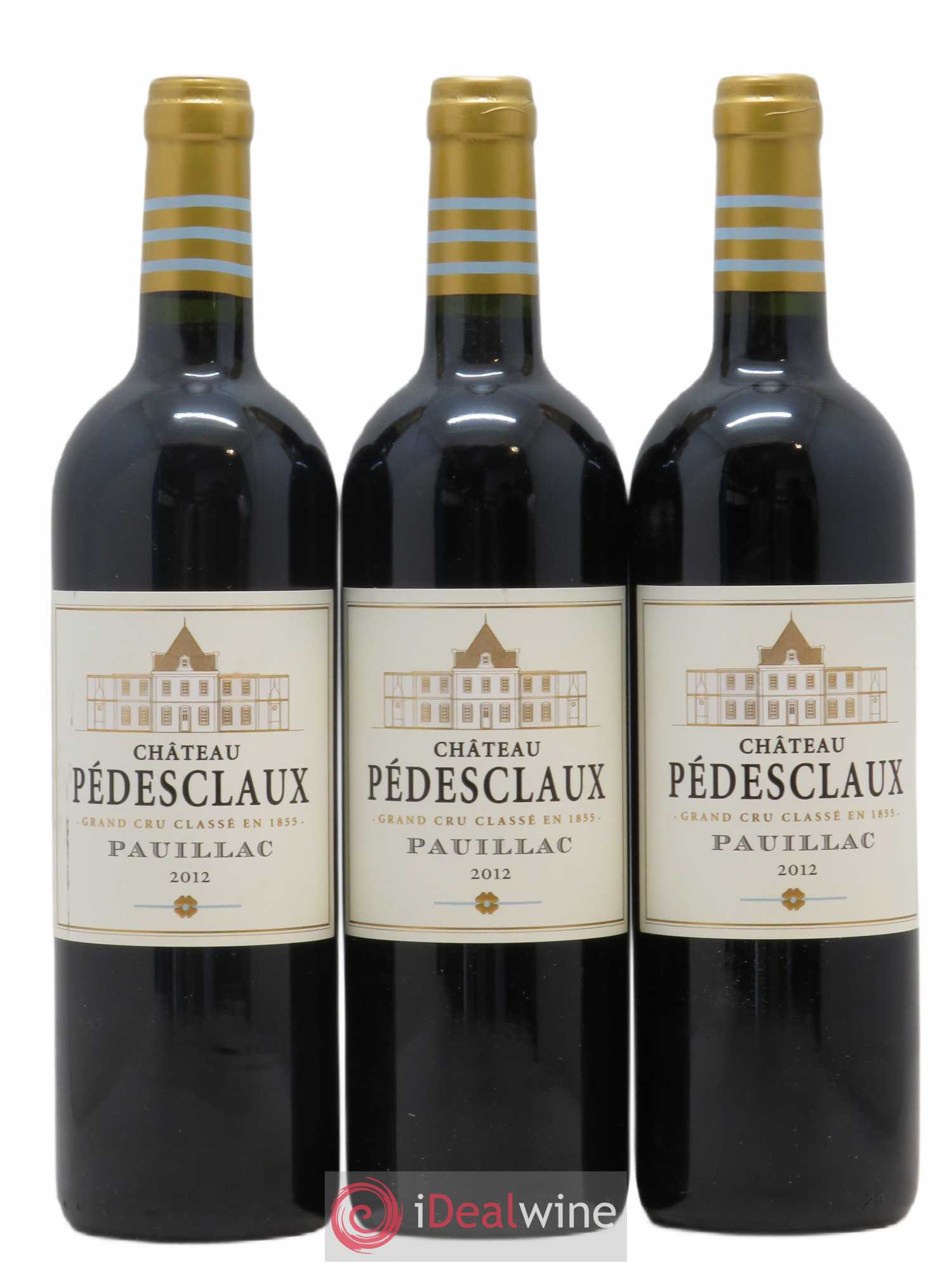Château Pedesclaux 5ème Grand Cru Classé 2012 - Lot de 3 bouteilles - 0