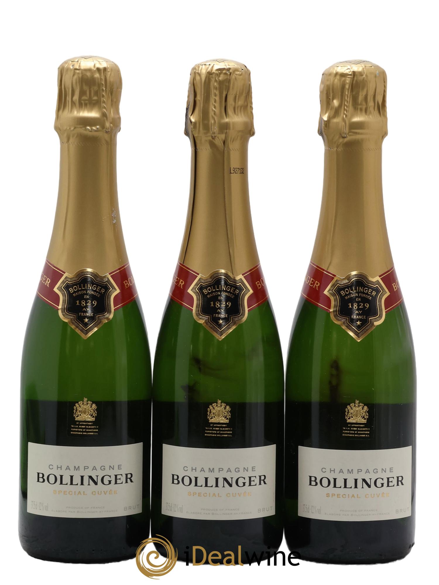 Champagne Special Cuvée Bollinger - Lot de 3 demi bouteilles - 0