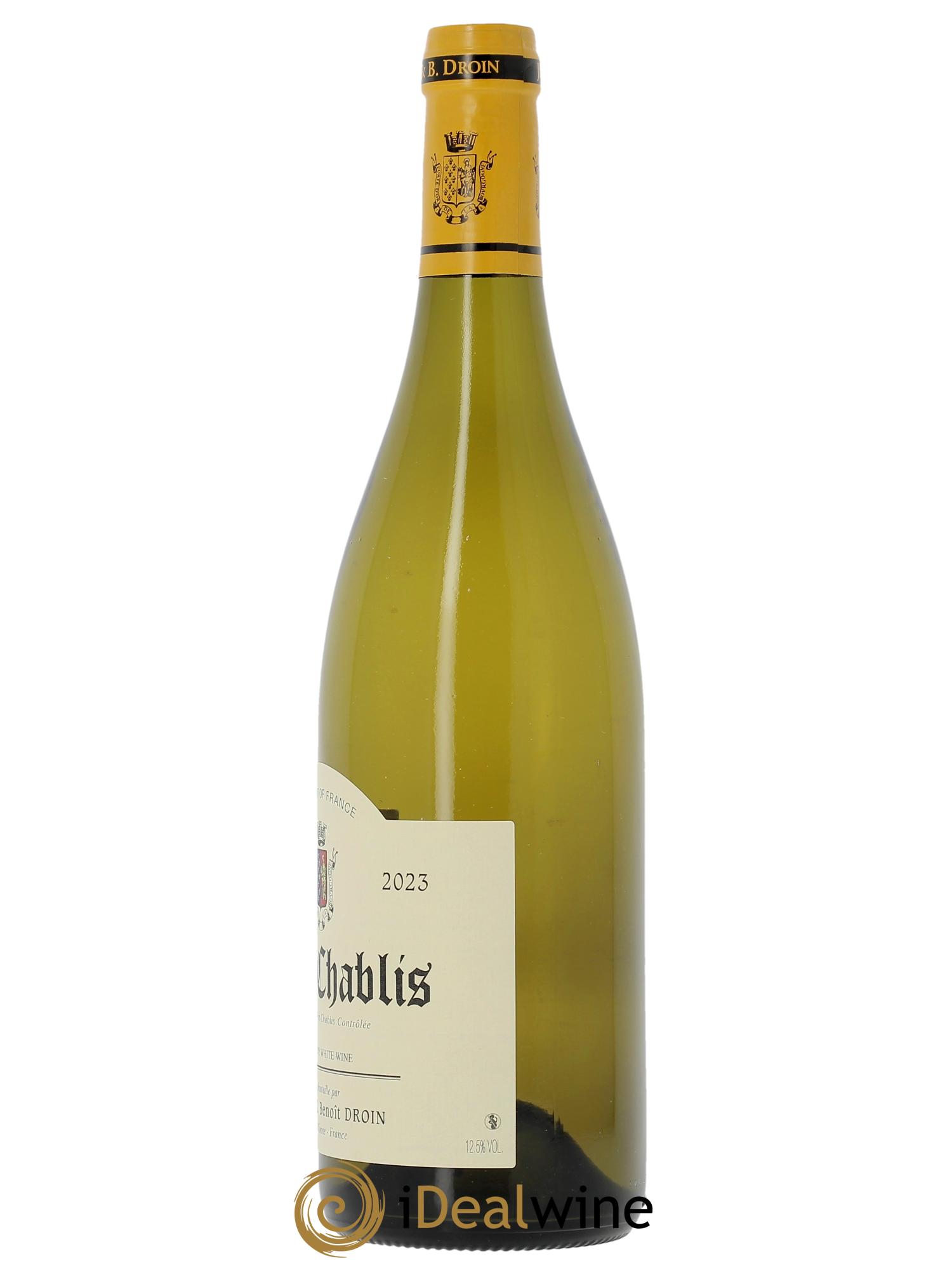 Petit Chablis Jean-Paul & Benoît Droin (Domaine) 2023 - Lot de 1 bouteille - 2