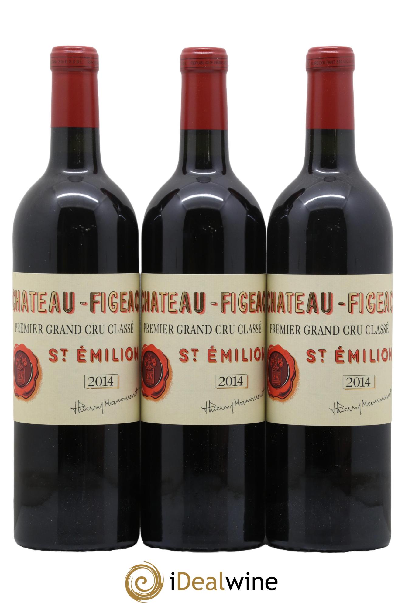 Château Figeac 1er Grand Cru Classé A  2014 - Lot of 6 bottles - 3