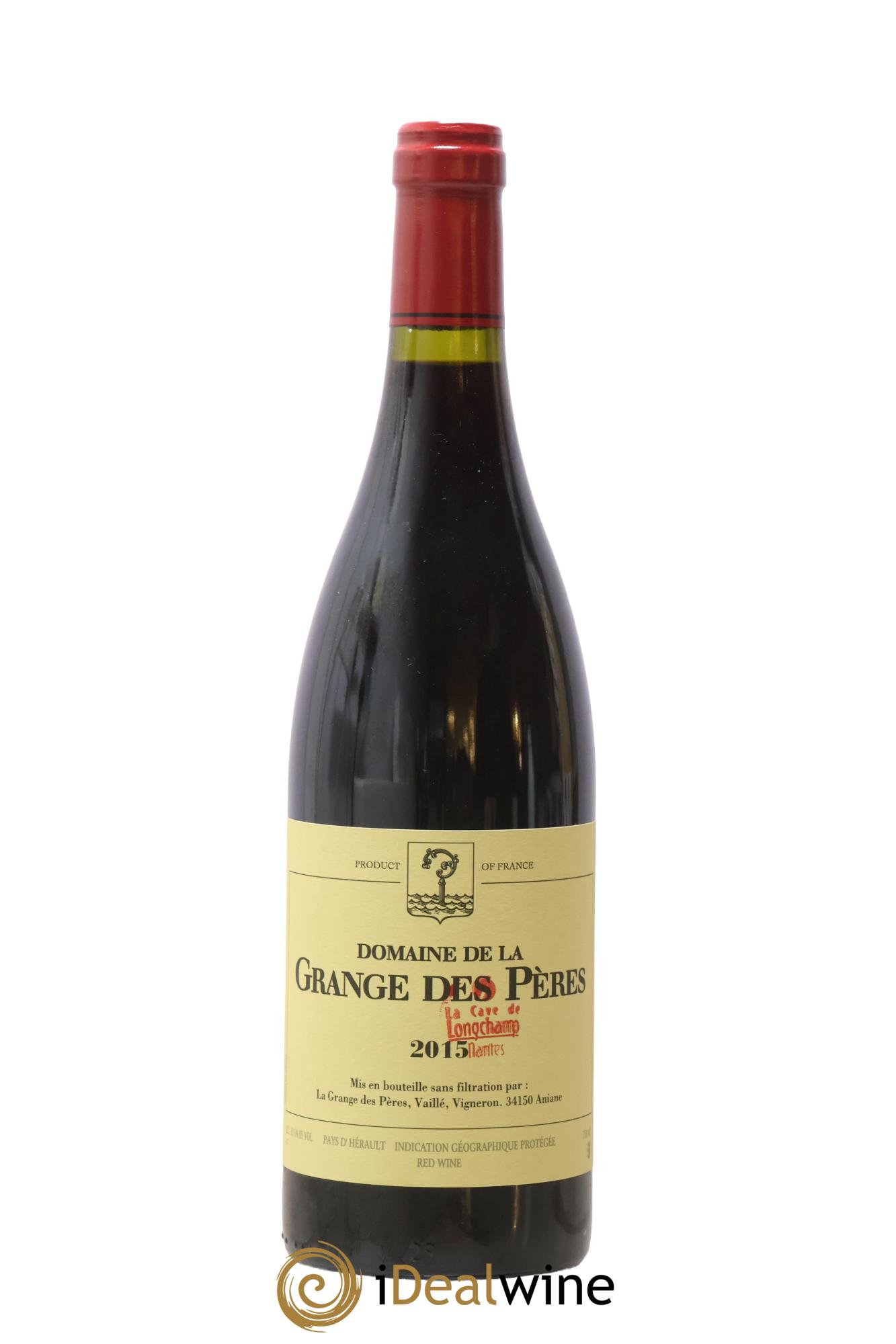 IGP Pays d'Hérault Grange des Pères Laurent Vaillé 2015 - Lot of 1 bottle - 0
