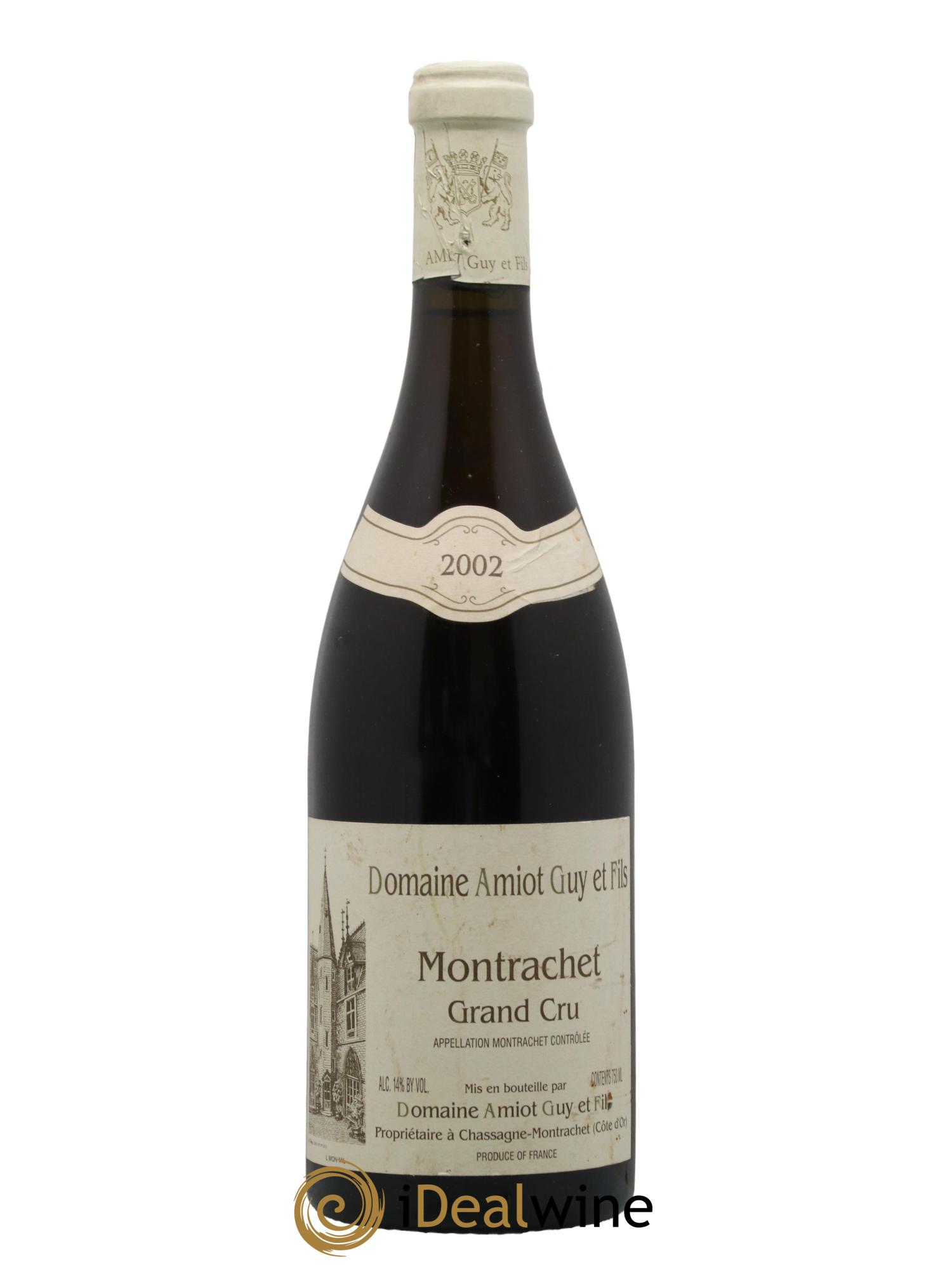 Montrachet Grand Cru Guy Amiot & Fils 2002 - Lot de 1 bouteille - 0
