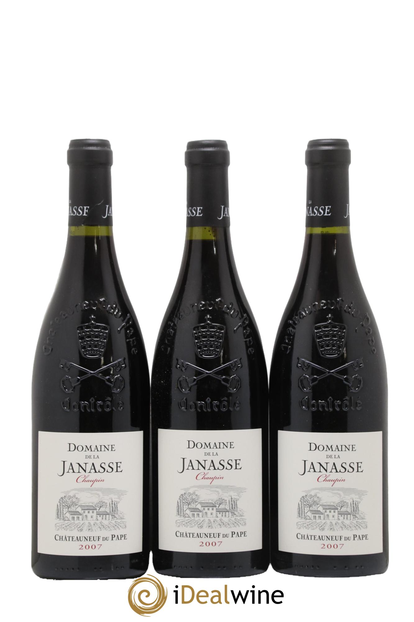 Châteauneuf-du-Pape Cuvée Chaupin La Janasse (Domaine de) 2007 - Lot de 12 bouteilles - 3