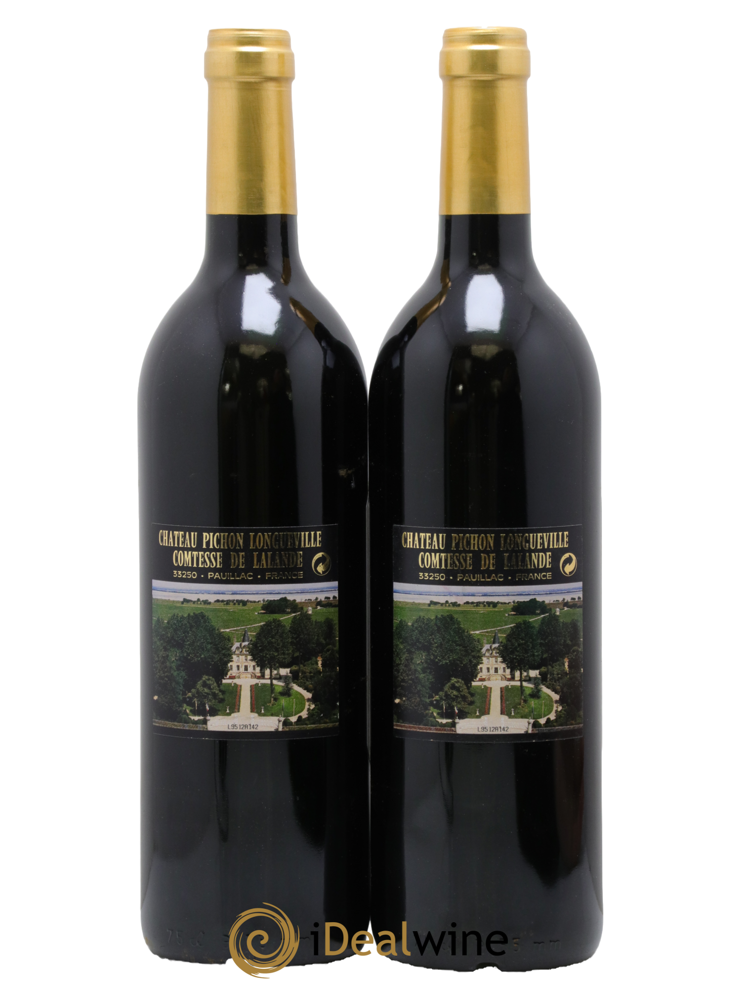 Château Pichon Longueville Comtesse de Lalande 2ème Grand Cru Classé 1995 - Lot de 2 bouteilles - 1