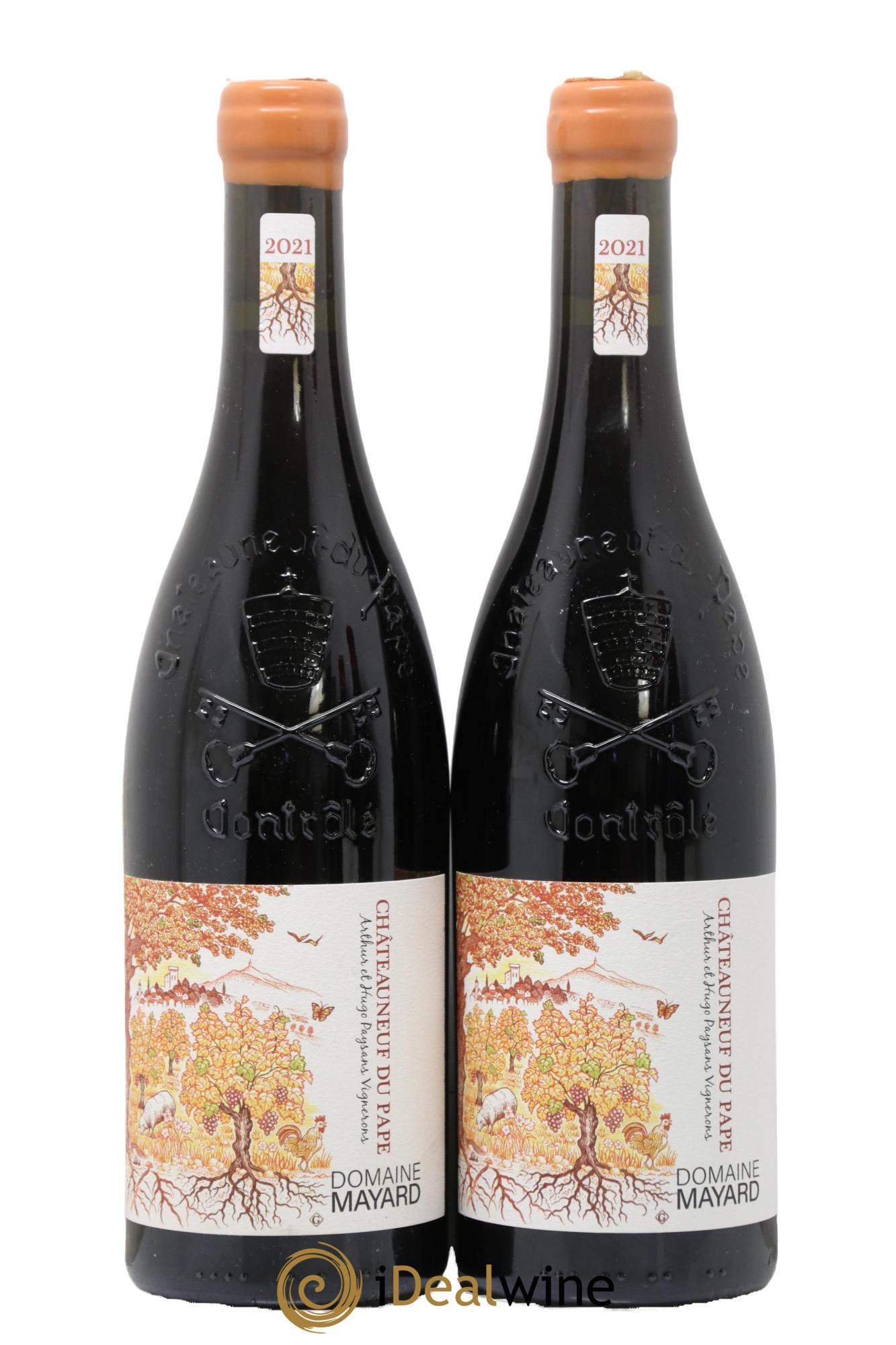Châteauneuf-du-Pape Mayard (Domaine) 2021 - Lot de 2 bouteilles - 0