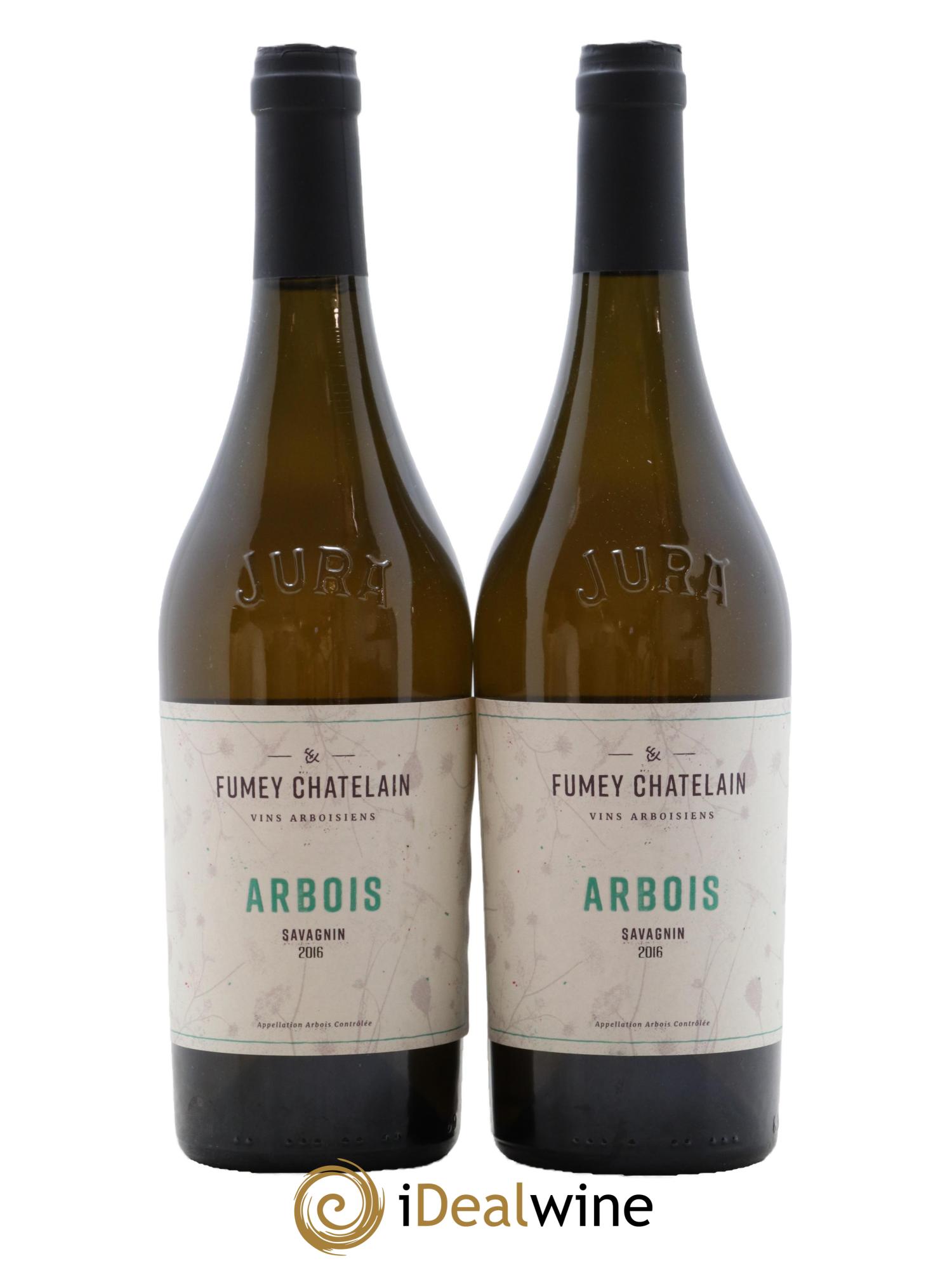 Arbois Savagnin Ouillé Fumey-Chatelain 2016 - Lot de 2 bouteilles - 0