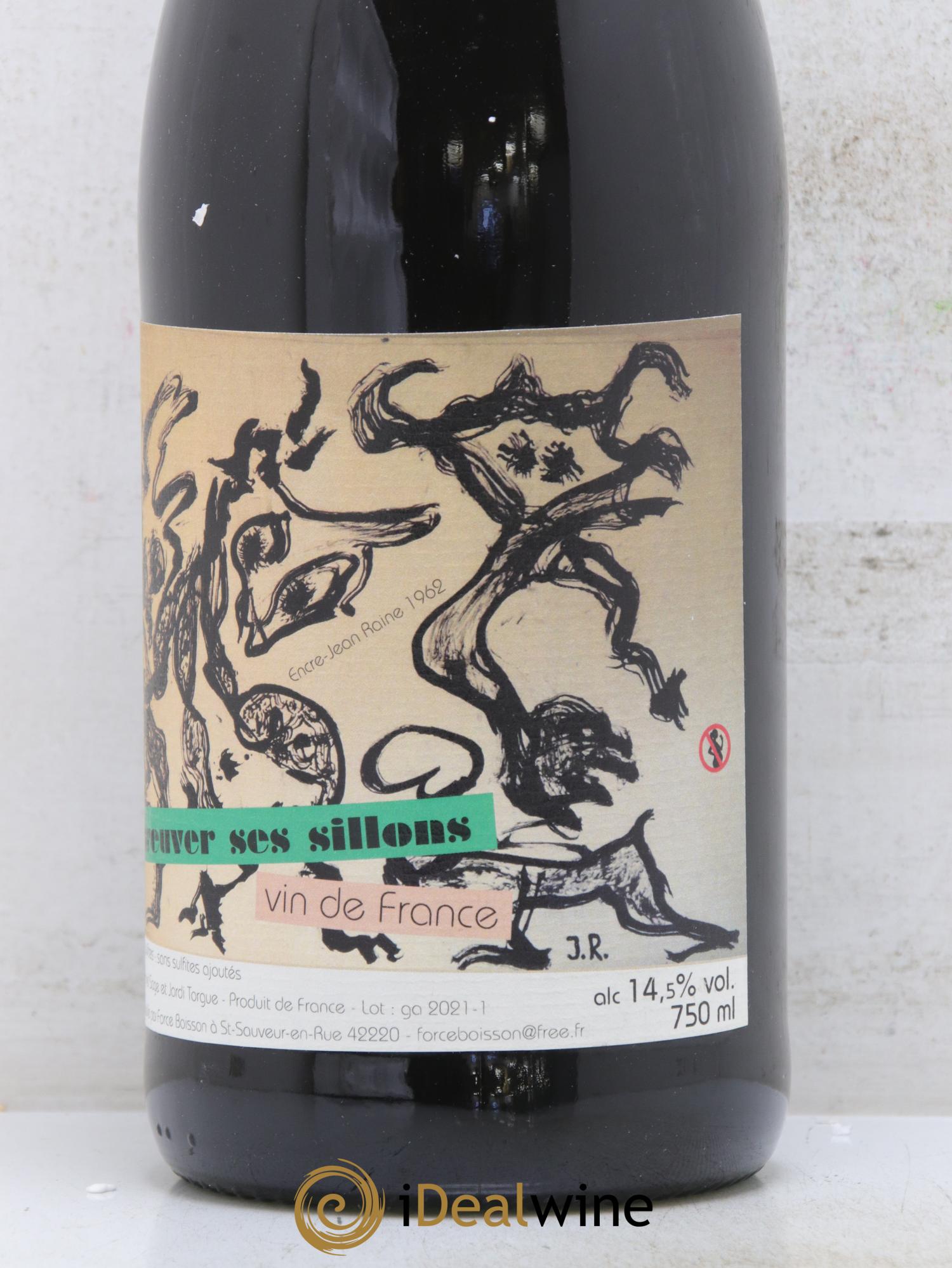 Vin de France Abreuver ses sillons Daniel Sage 2020 - Lot de 1 bouteille - 1