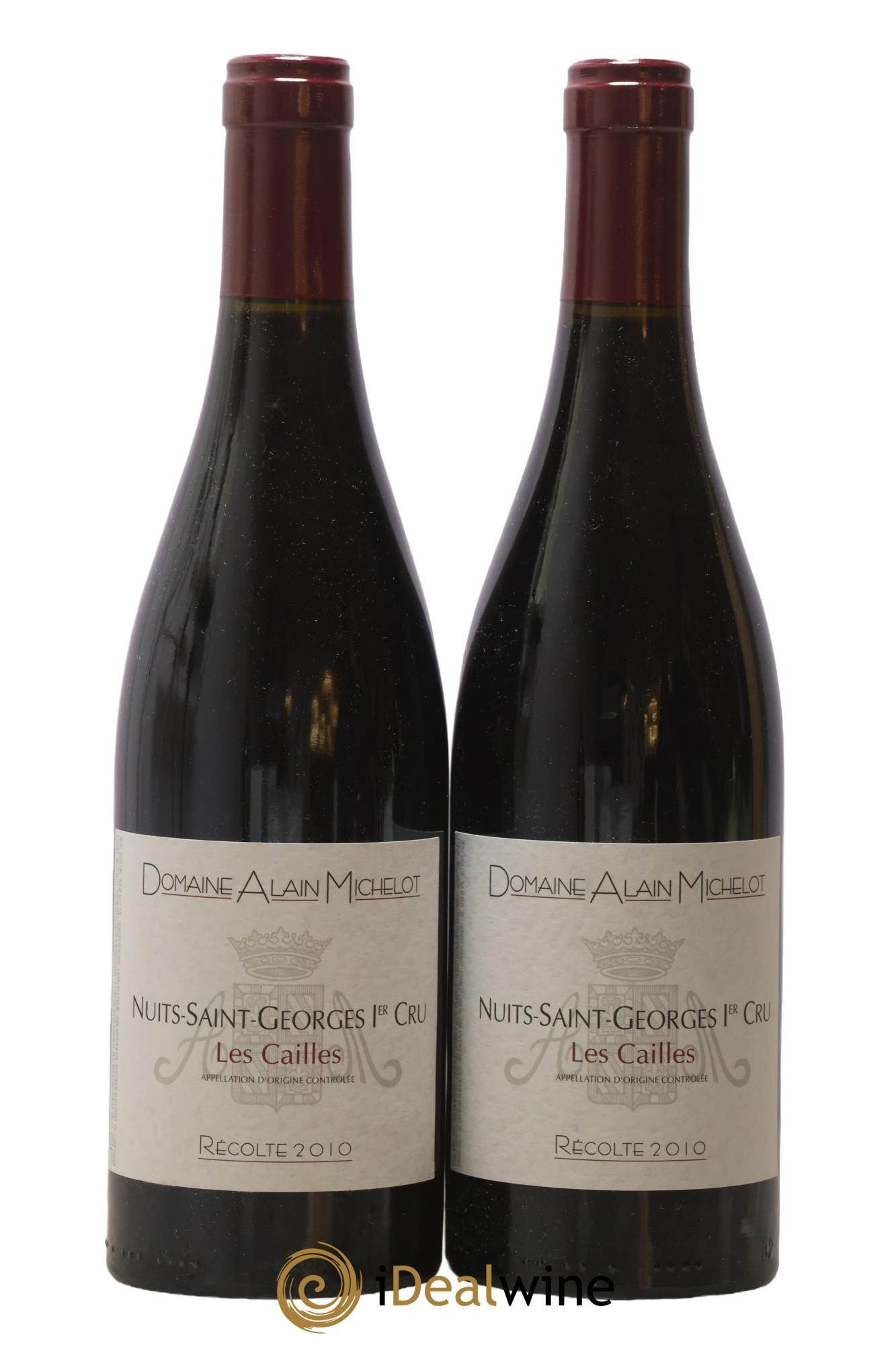 Nuits-Saint-Georges 1er Cru Les Cailles Alain Michelot (Domaine) 2010 - Lot de 2 bouteilles - 0