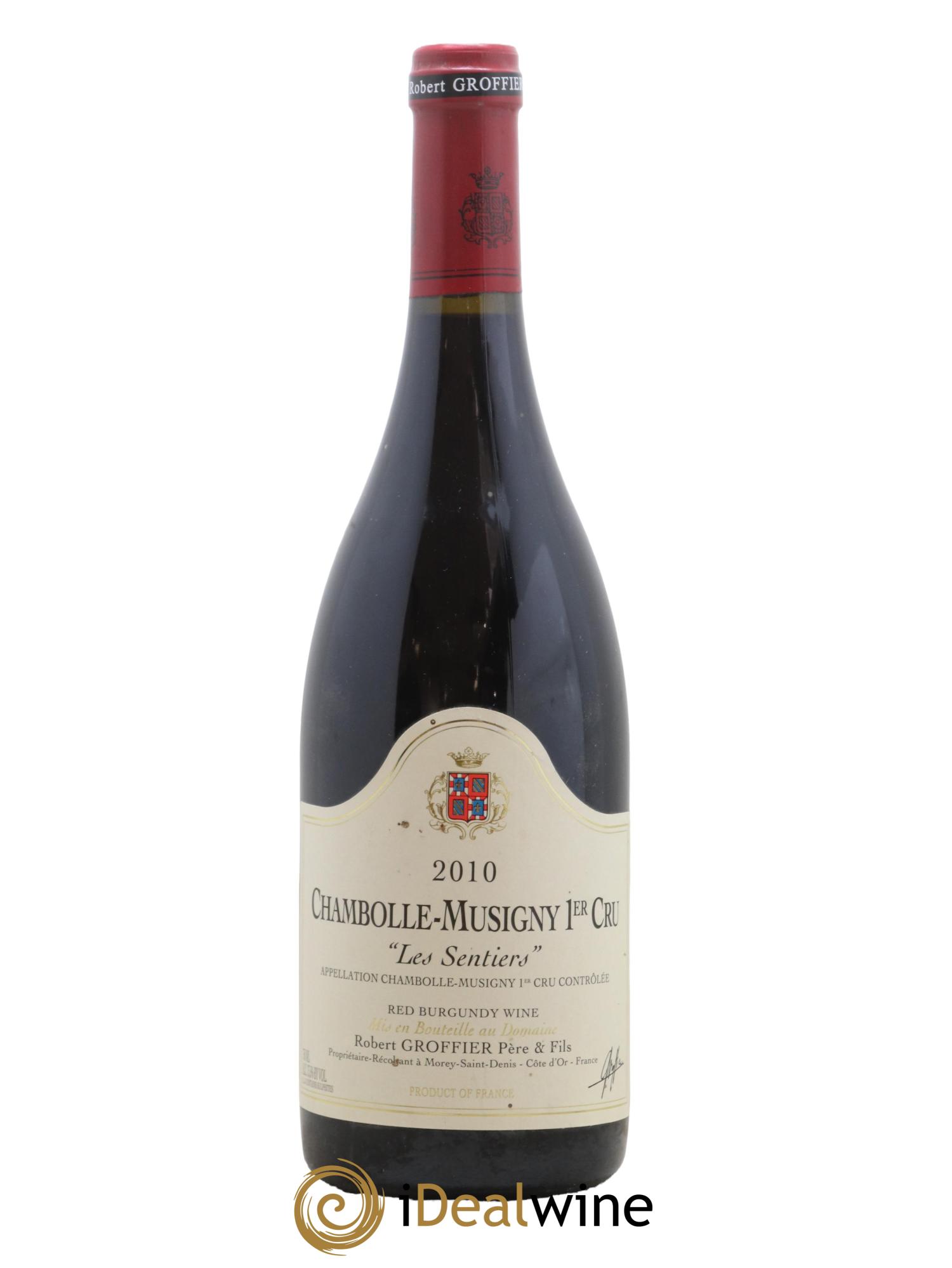 Chambolle-Musigny 1er Cru Les Sentiers Robert Groffier Père & Fils (Domaine) 2010 - Lotto di 1 bottiglia - 0