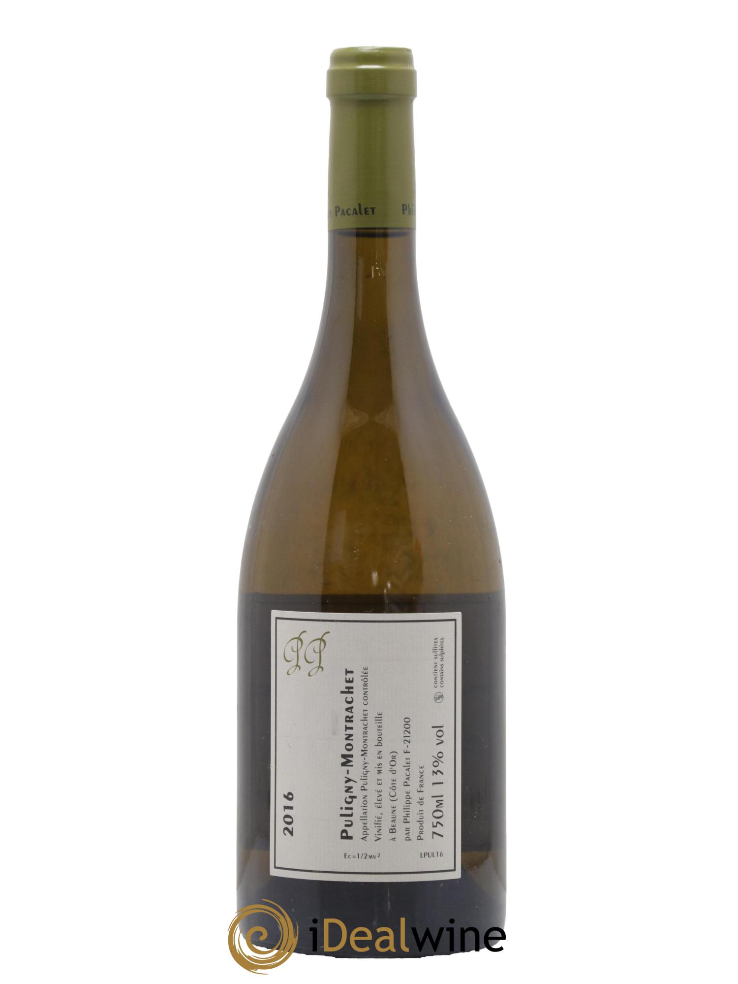 Puligny-Montrachet Philippe Pacalet 2016 - Lot de 1 bouteille - 1