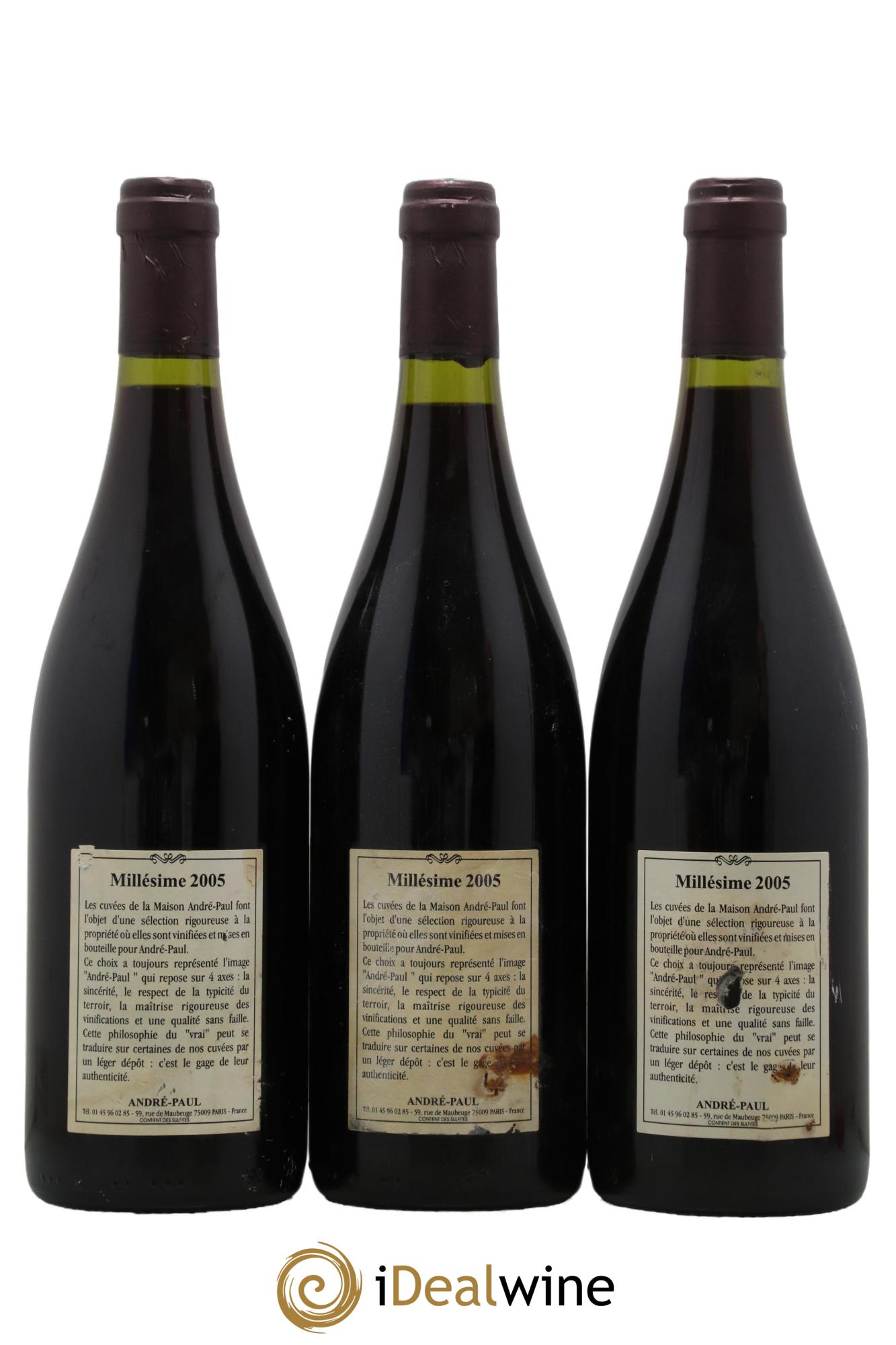Côte-Rôtie La Pierre à Jules Gilles Barge 2005 - Lot de 3 bouteilles - 1