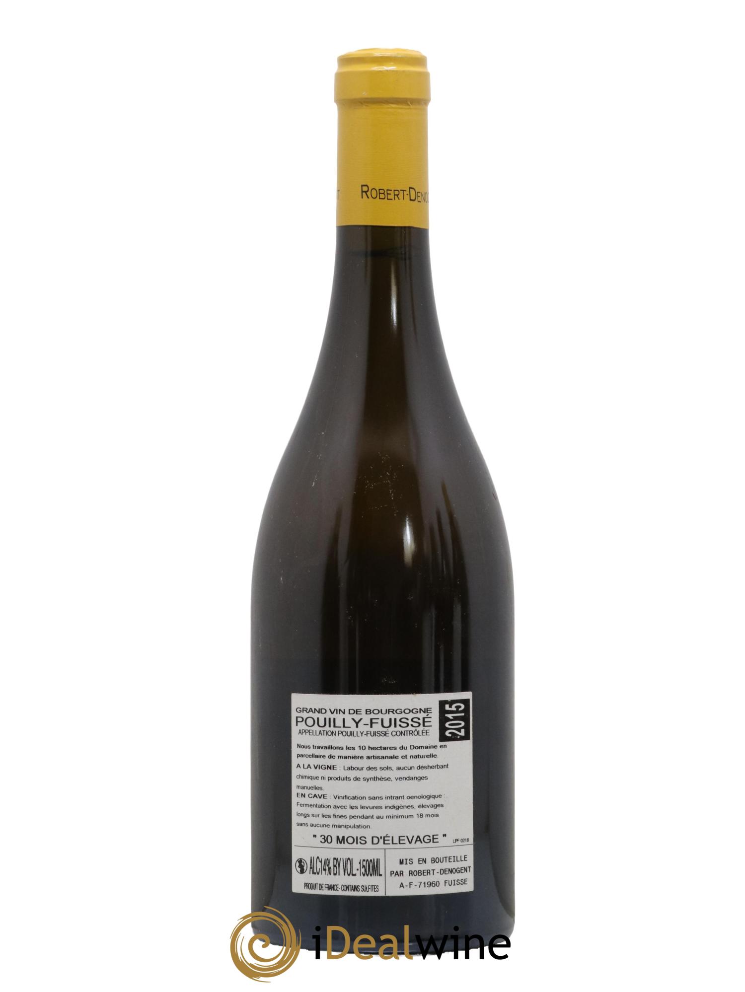 Pouilly-Fuissé La Croix Vieilles Vignes Robert Denogent (Domaine) 2015 - Lot of 1 bottle - 1