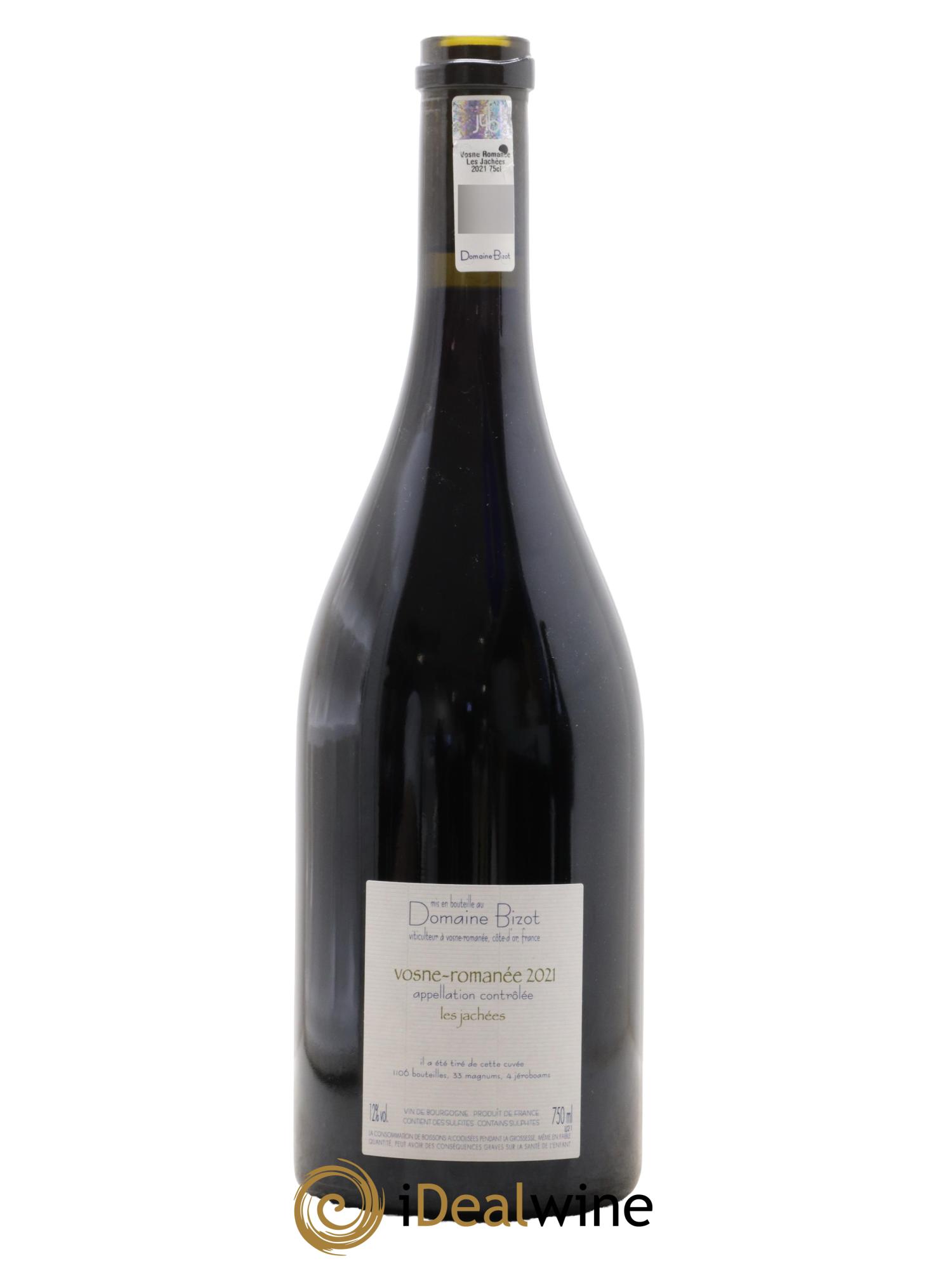 Vosne-Romanée Les Jachées Bizot (Domaine)  2021 - Lotto di 1 bottiglia - 1
