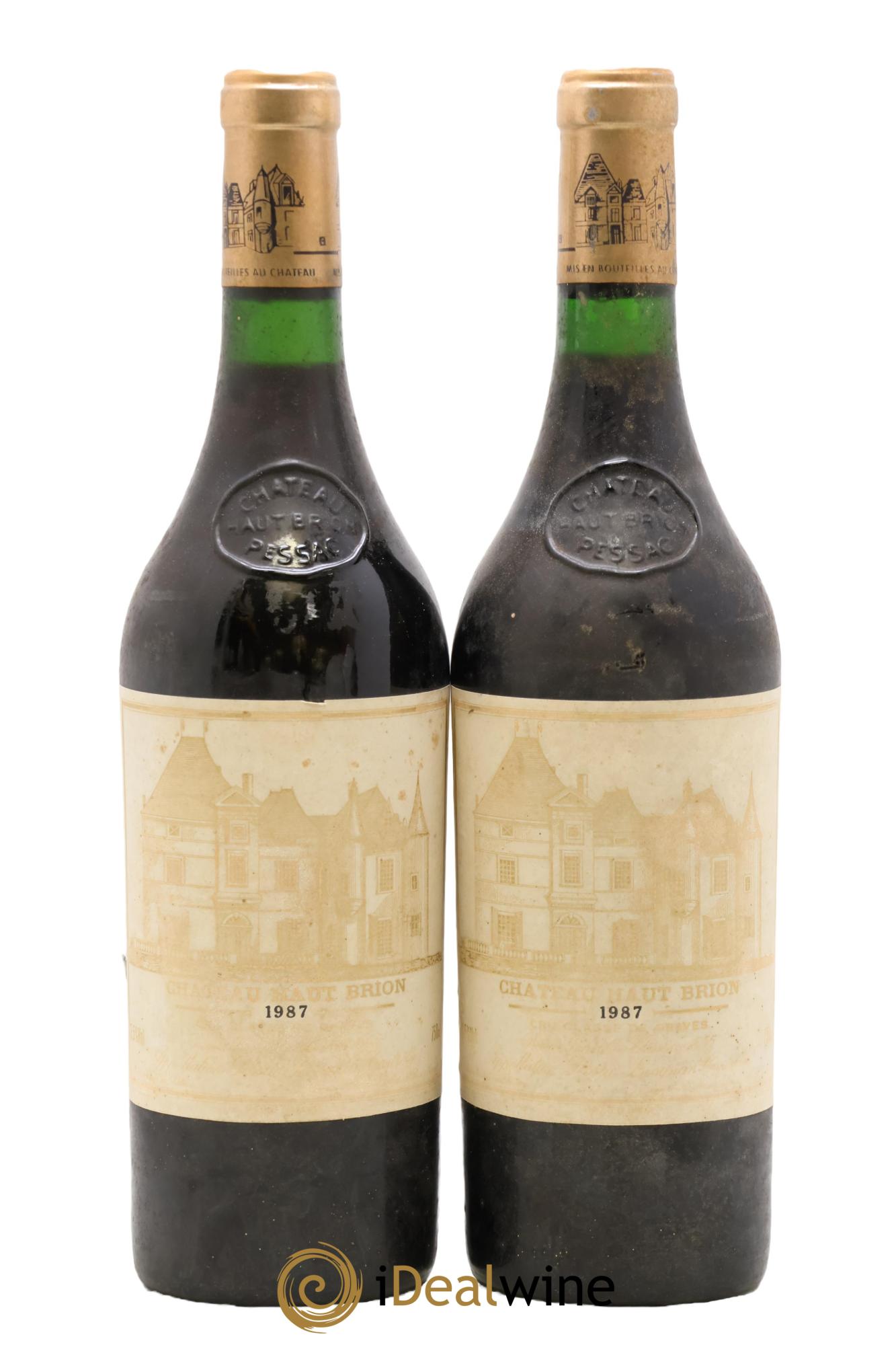 Château Haut Brion 1er Grand Cru Classé 1987 - Posten von 2 Flaschen - 0