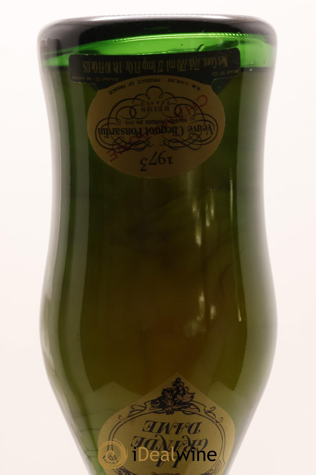 La Grande Dame Veuve Clicquot 1973 - Posten von 1 Flasche - 1