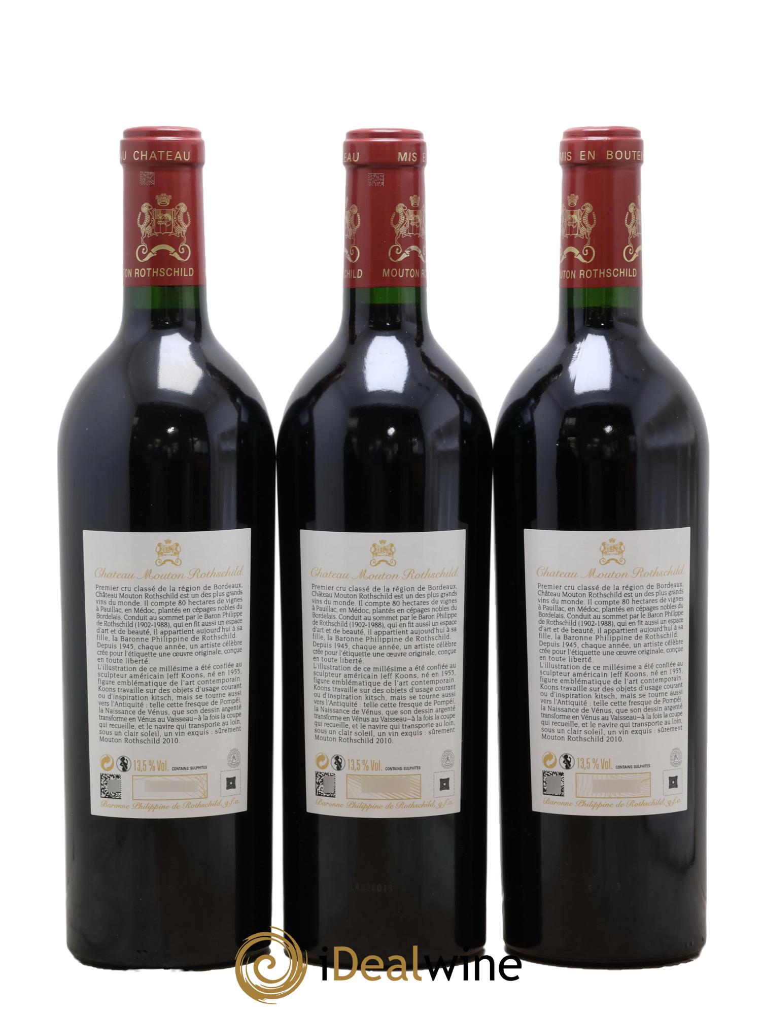 Château Mouton Rothschild 1er Grand Cru Classé 2010 - Lot of 12 bottles - 4