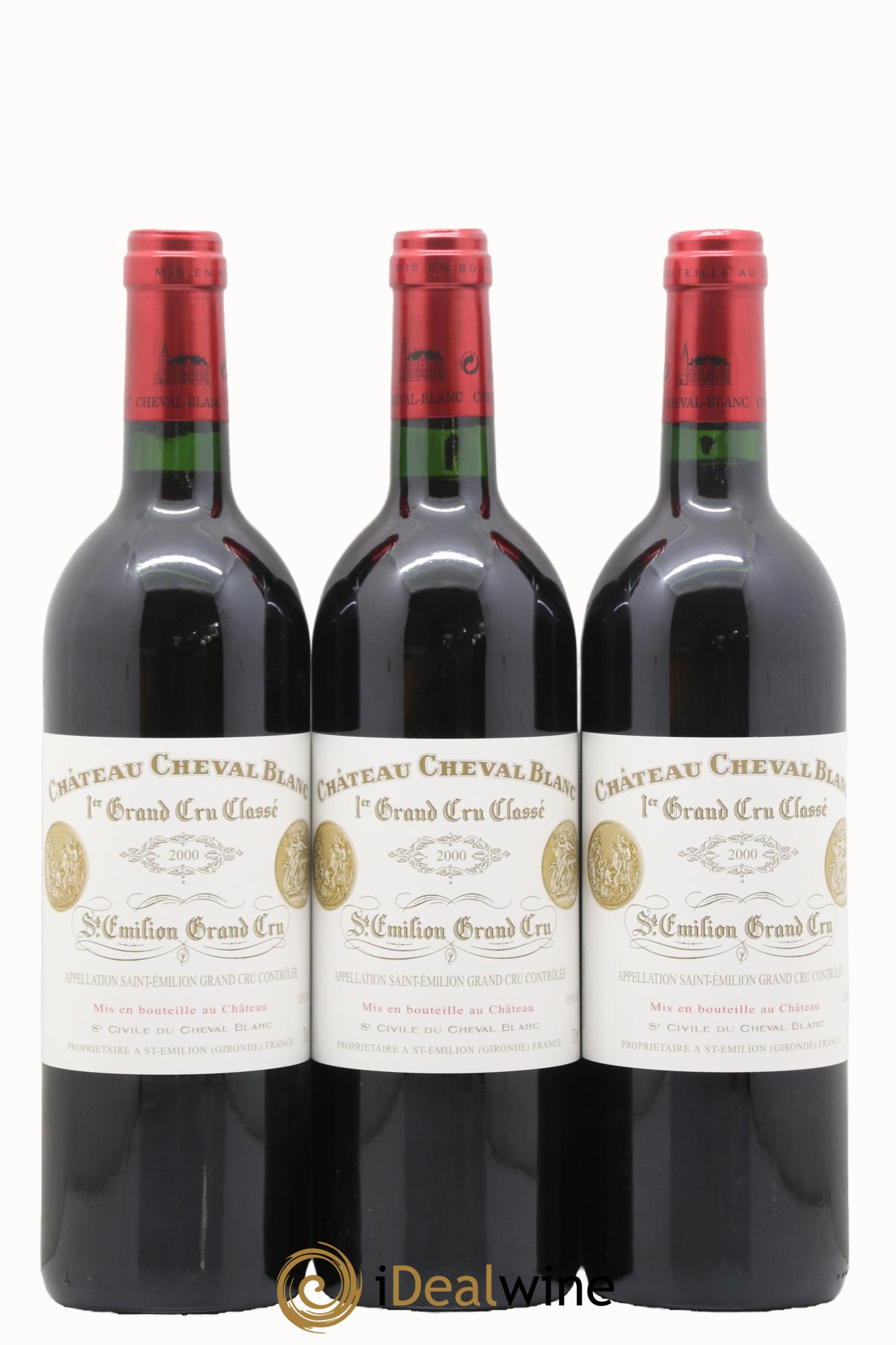 Château Cheval Blanc 1er Grand Cru Classé A 2000 - Lot de 12 bouteilles - 3
