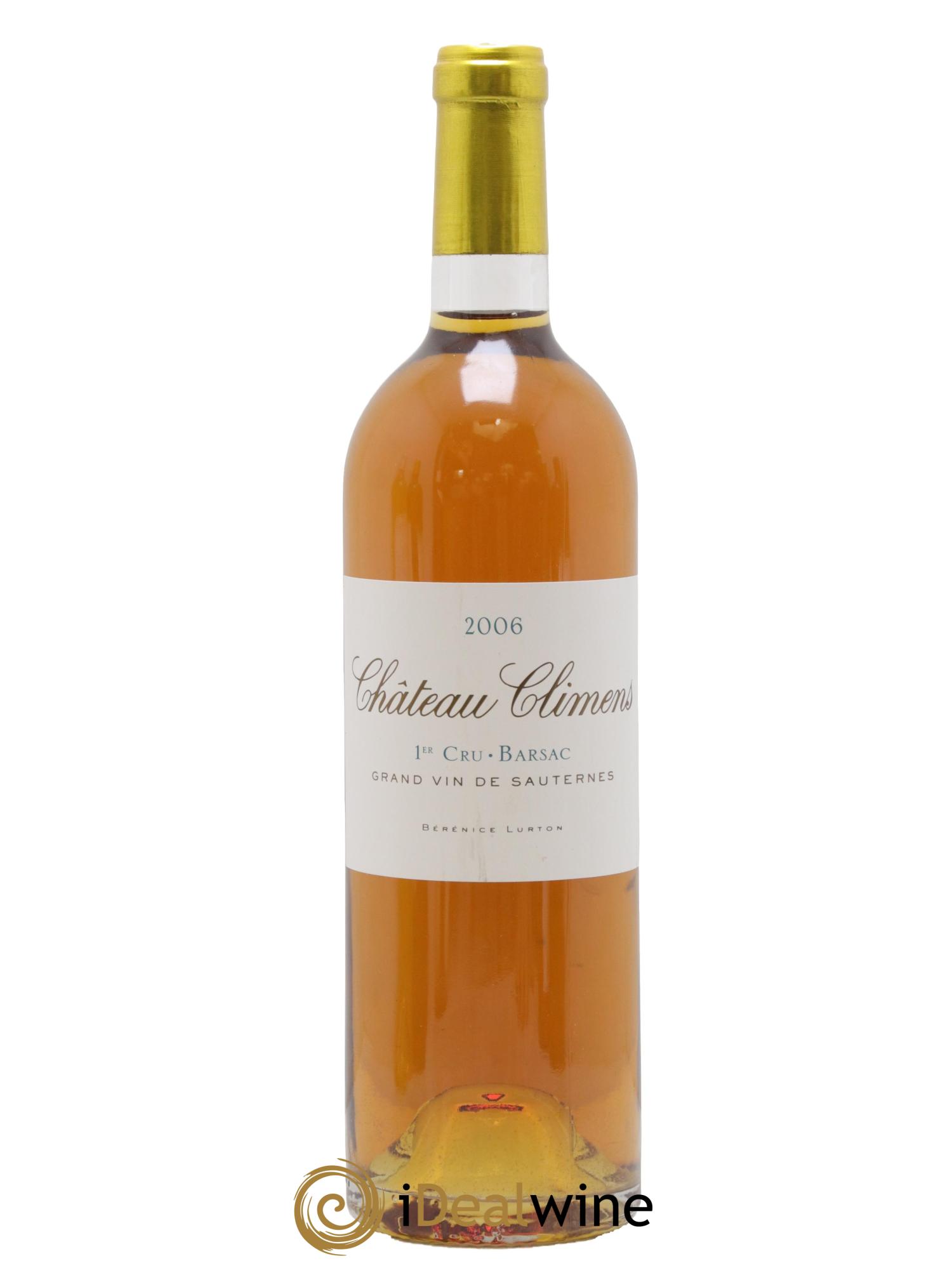 Château Climens 1er Grand Cru Classé 2006 - Lot of 1 bottle - 0