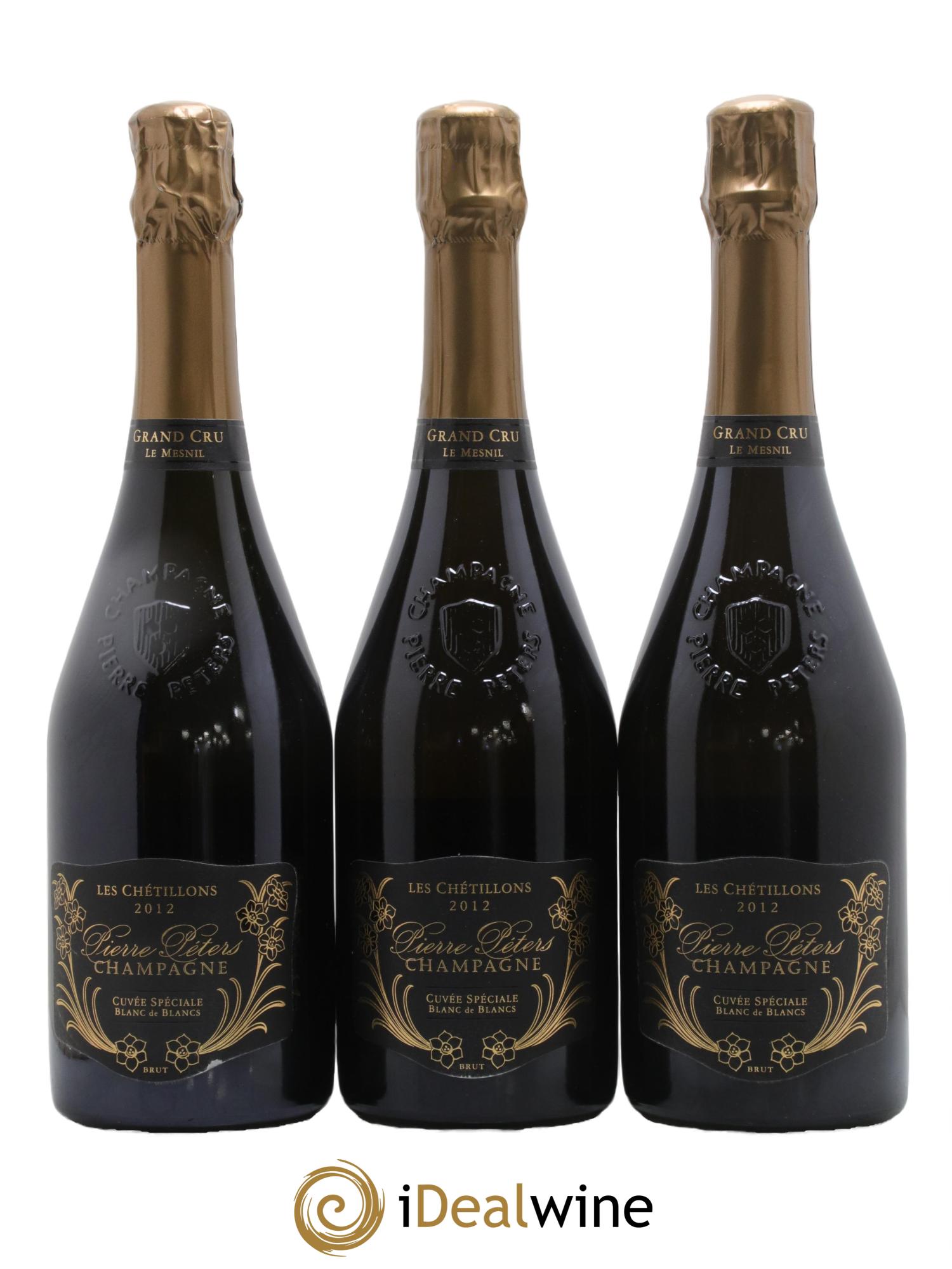 Cuvée Spéciale les Chétillons Blanc de Blancs Brut Pierre Péters 2012 - Lot of 3 bottles - 0