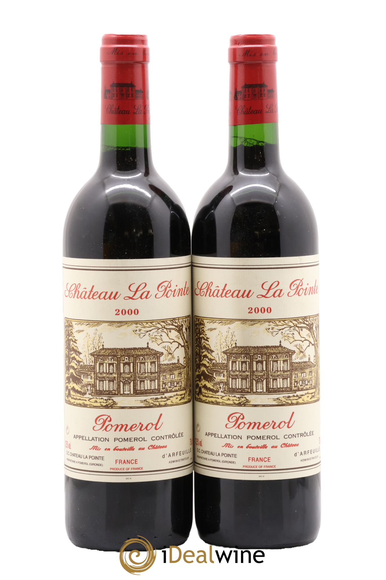Château la Pointe 2000 - Lot de 2 bouteilles - 0