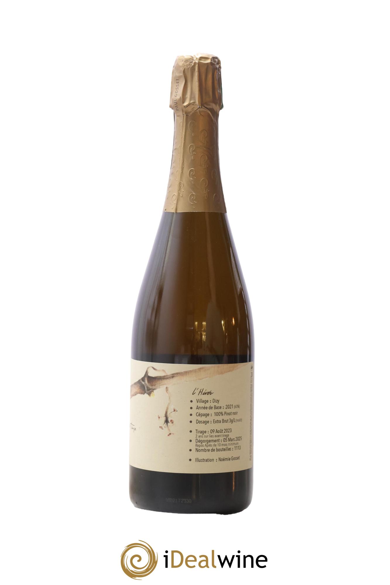 Au Fil des Temps L'Hiver Paul Gosset - Lot de 1 bouteille - 1