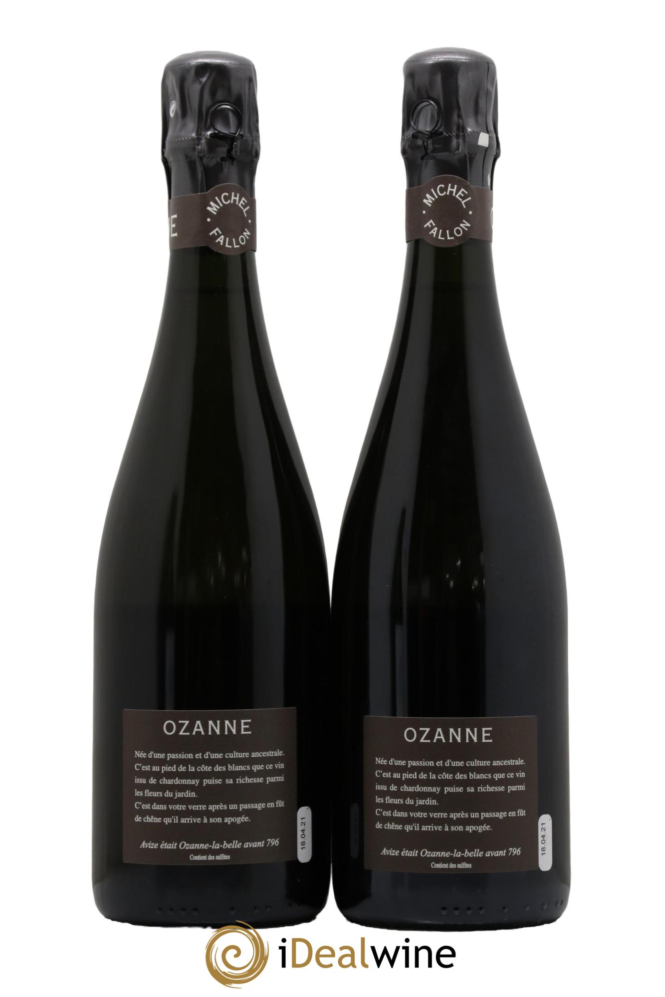 Champagne Brut Grand Cru Blanc de Blancs Ozanne Vieillissement Prolongé Michel Fallon - Lot de 2 bouteilles - 1