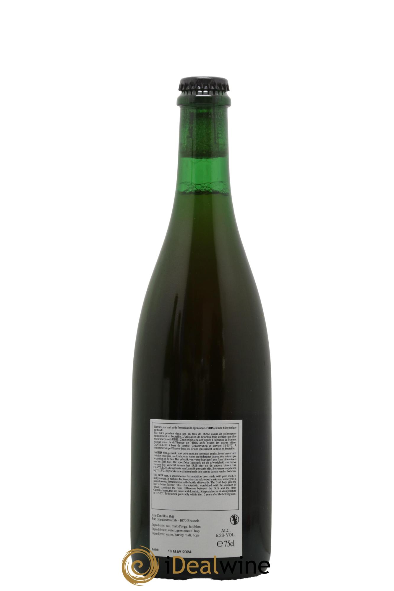 Bière Cuvee Iris Gueuze Cantillon embouteillée en  2024 - Lot de 1 bouteille - 1