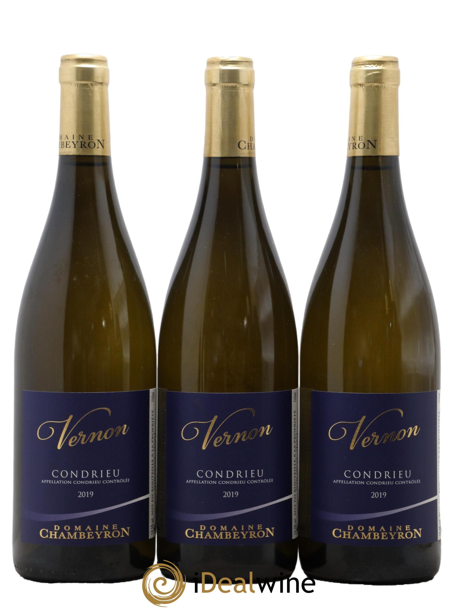 Condrieu Vernon Domaine Chambeyron 2019 - Lot de 3 bouteilles - 0