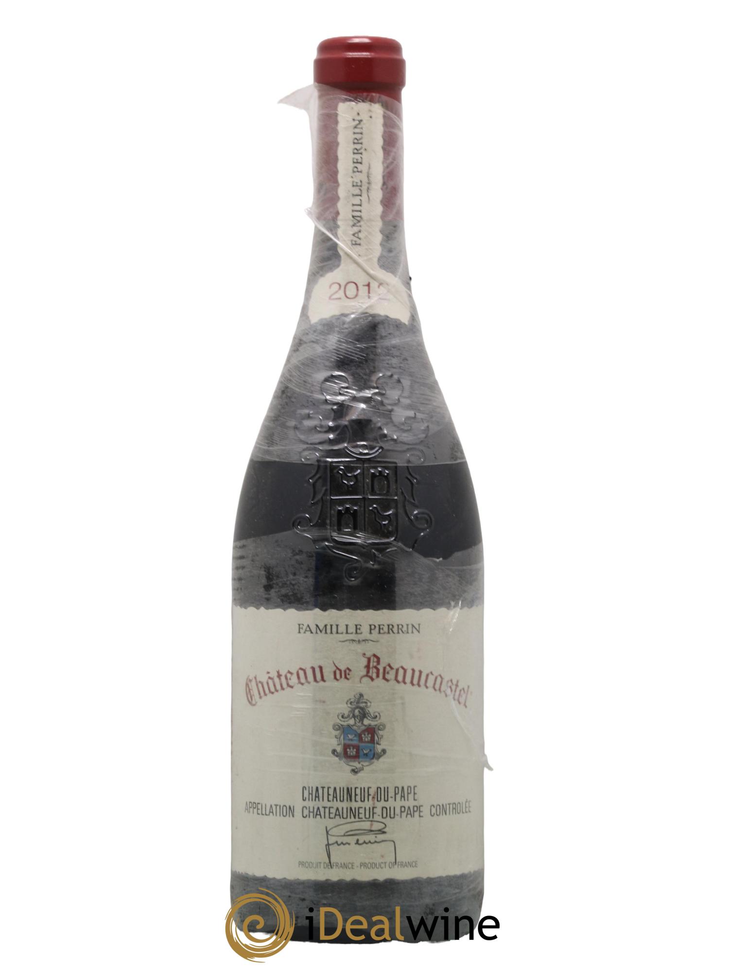 Châteauneuf-du-Pape Château de Beaucastel Famille Perrin 2012 - Lot de 1 bouteille - 0