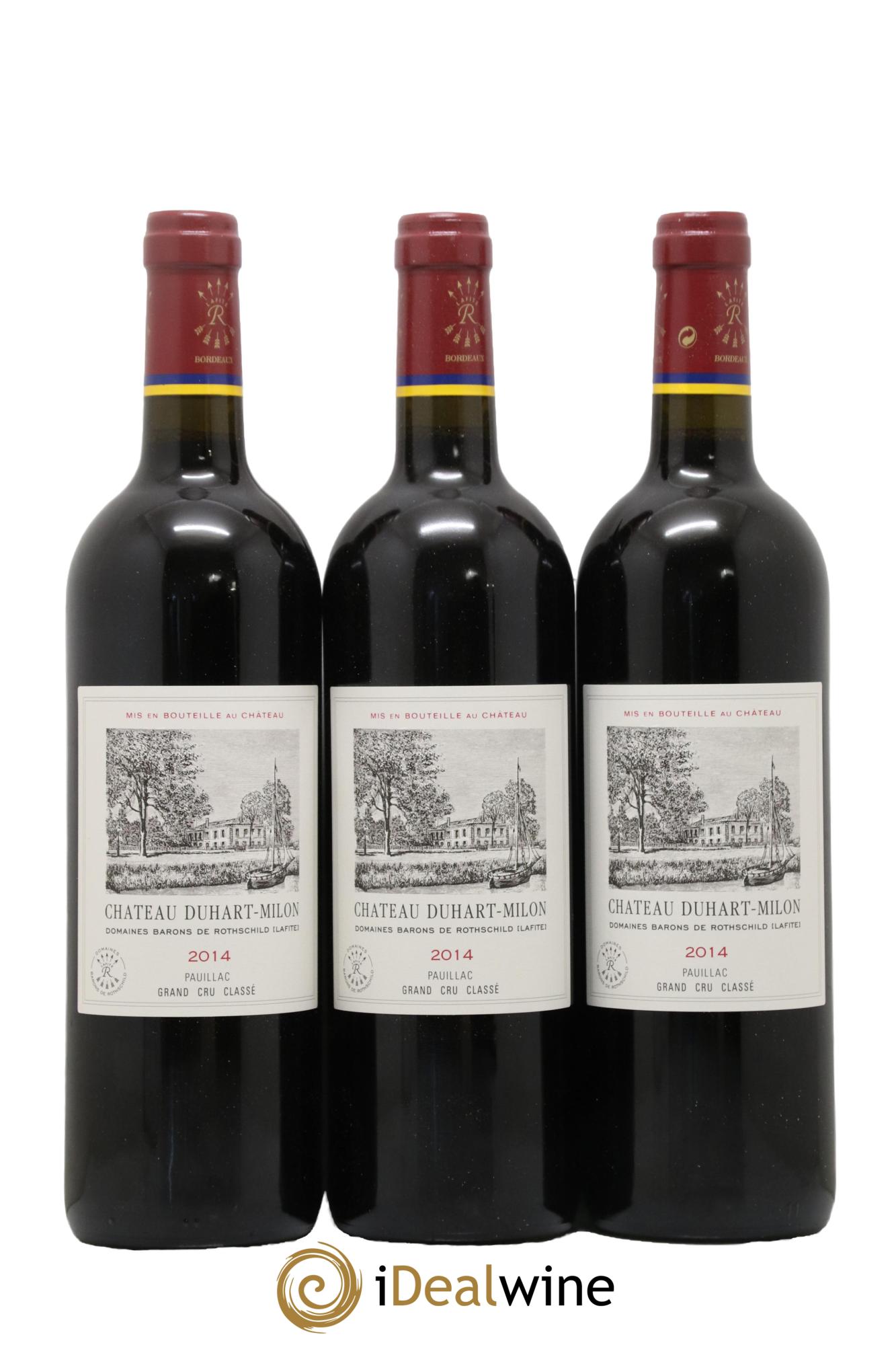 Château Duhart-Milon 4ème Grand Cru Classé 2014 - Lotto di 3 bottiglie - 0