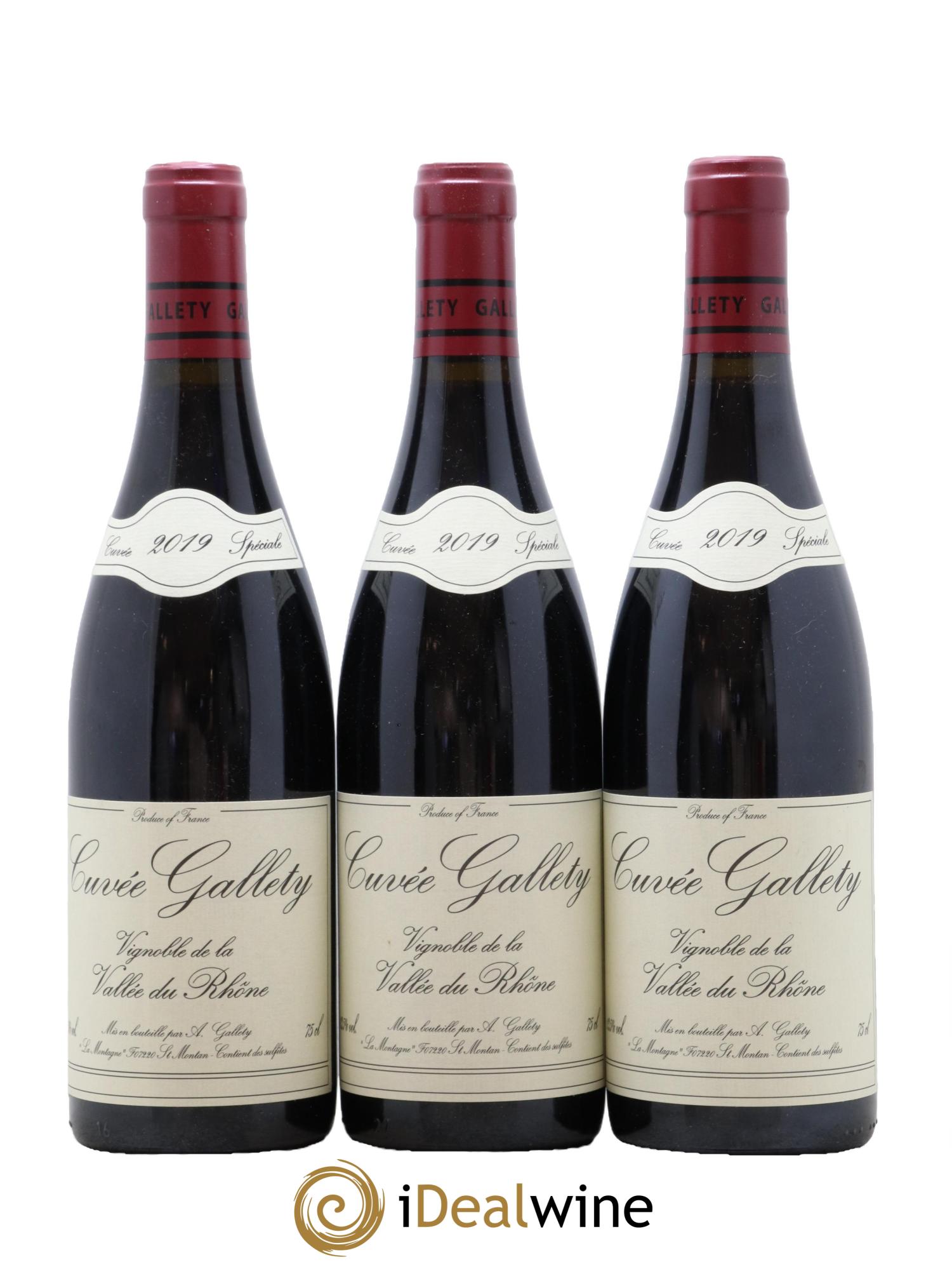 Côtes du Vivarais Gallety (Domaine) Cuvée Spéciale 2019 - Lot de 3 bouteilles - 0
