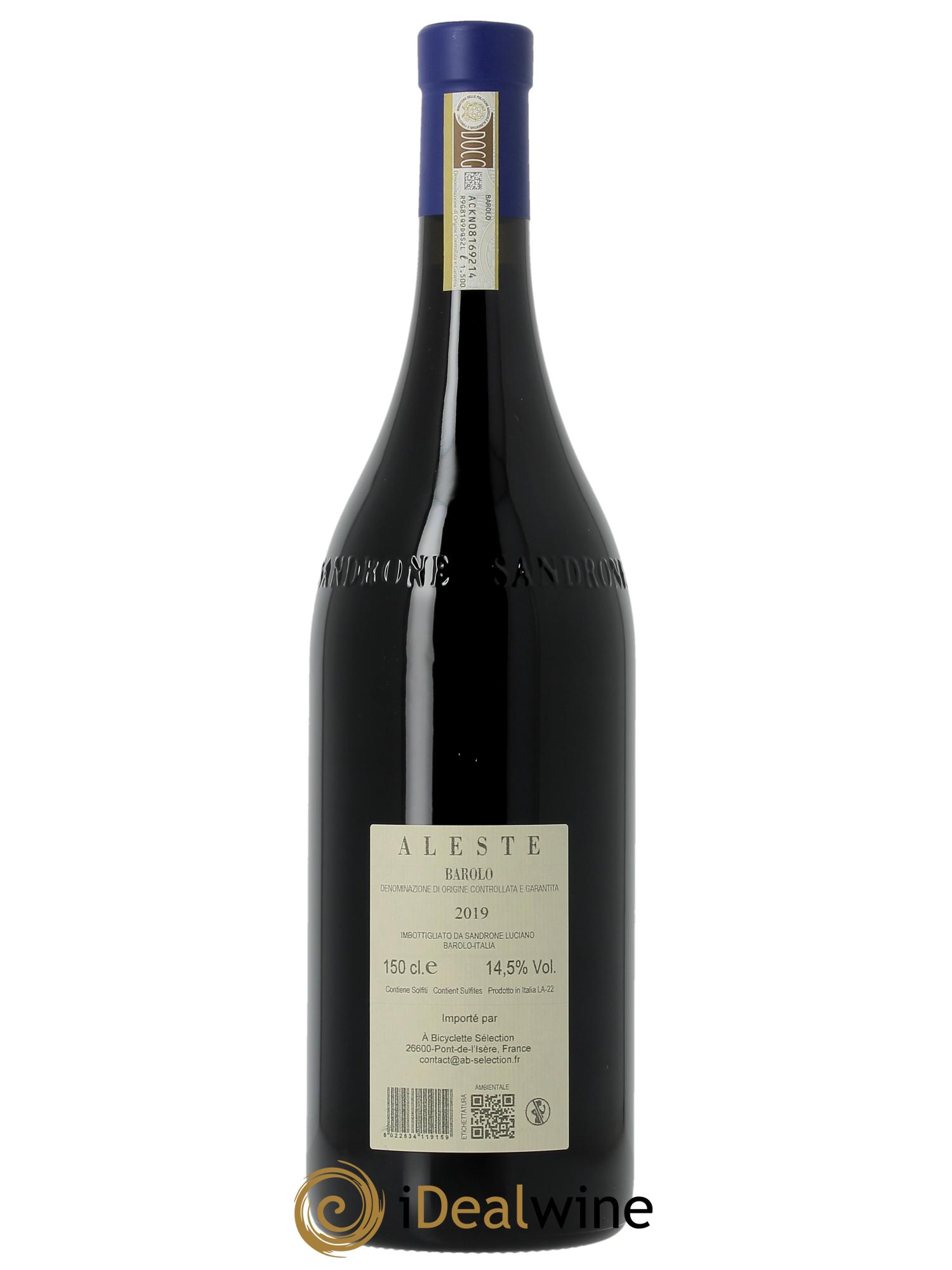 Barolo DOCG Aleste (anciennement Cannubi Boschis) Luciano Sandrone 2019 - Lot de 1 magnum - 2