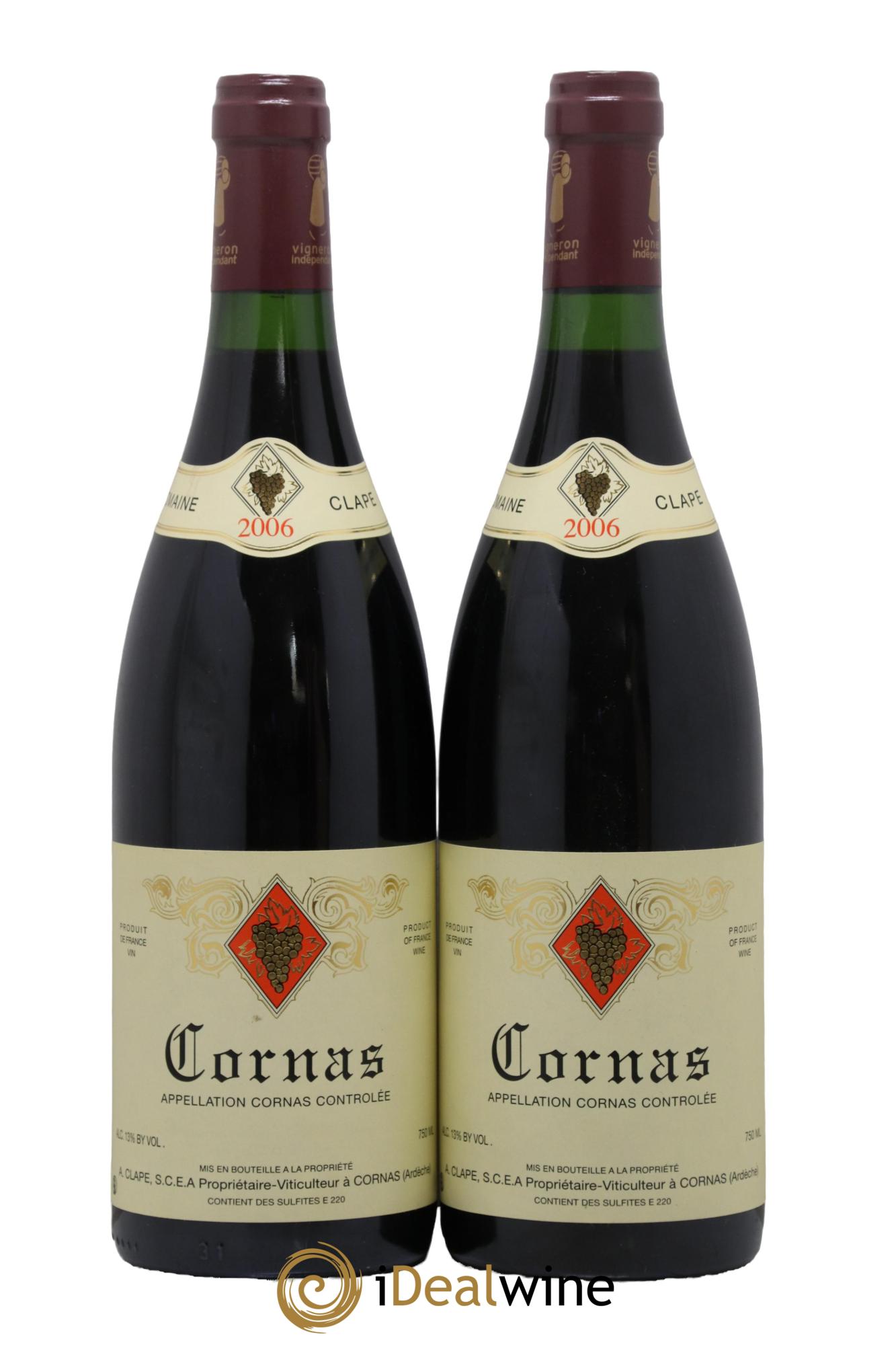 Cornas Auguste Clape 2006 - Lotto di 2 bottiglie - 0