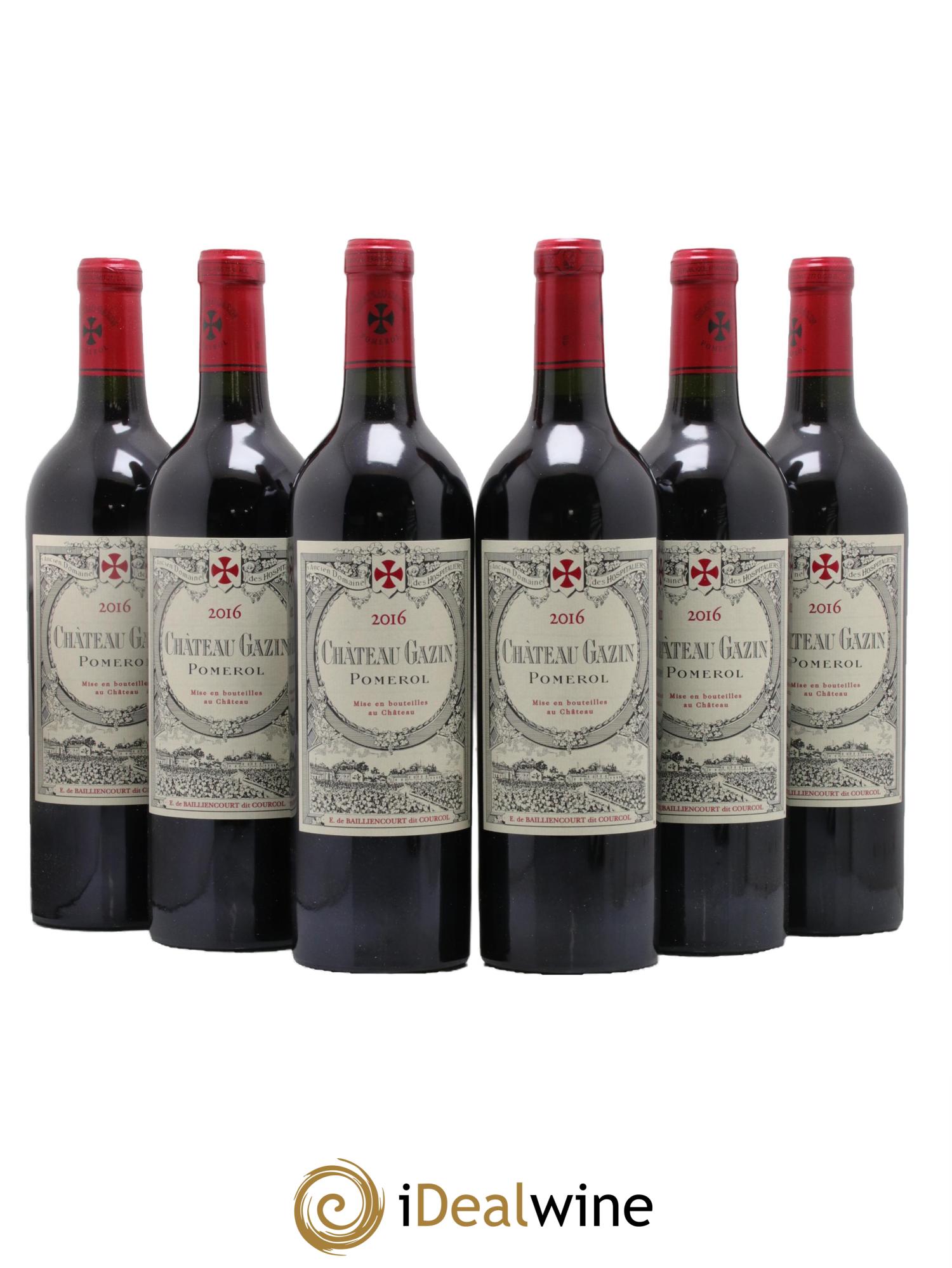 Château Gazin 2016 - Lot de 6 bouteilles - 0