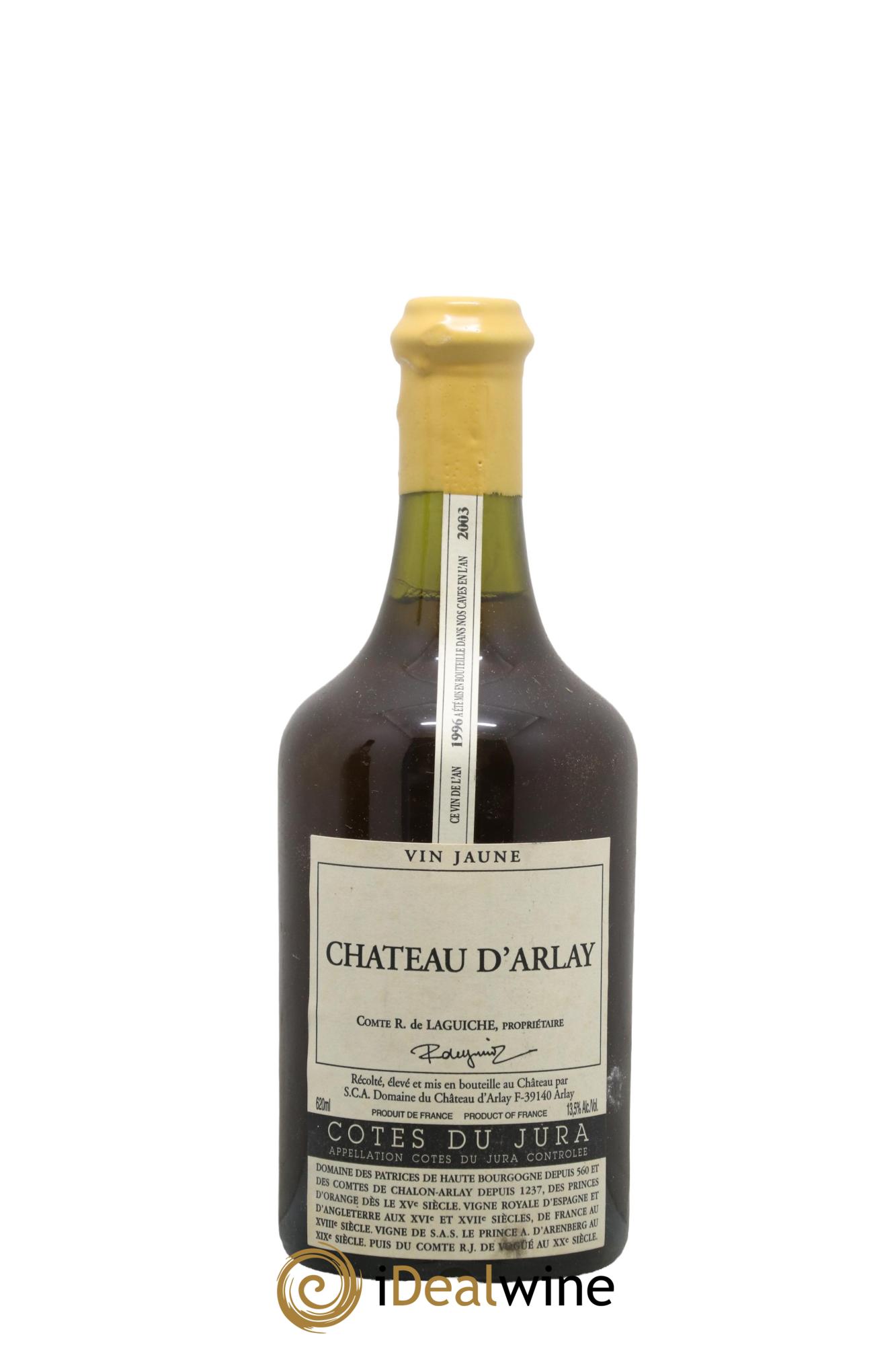 Côtes du Jura Vin jaune Château d'Arlay 1996 - Lot de 1 clavelin - 0